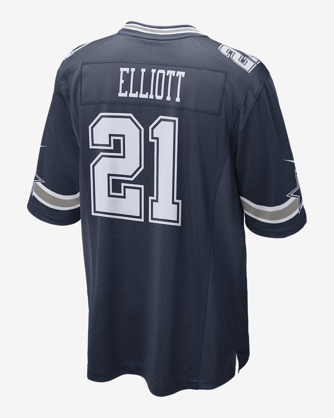 NFL Dallas Cowboys (Ezekiel Elliott) Men's Game Football Jersey