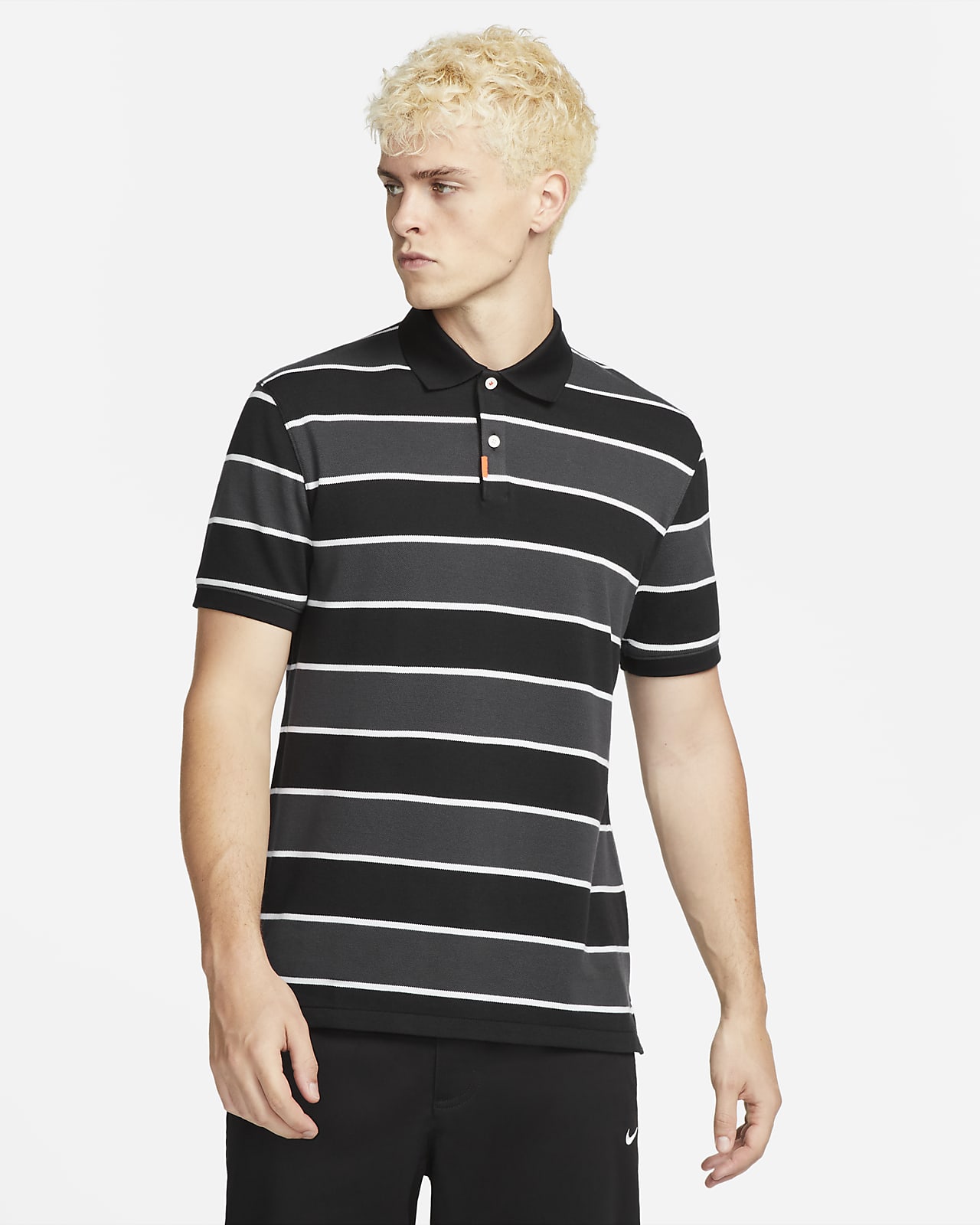 Striped Slim-Fit Polo. Nike 