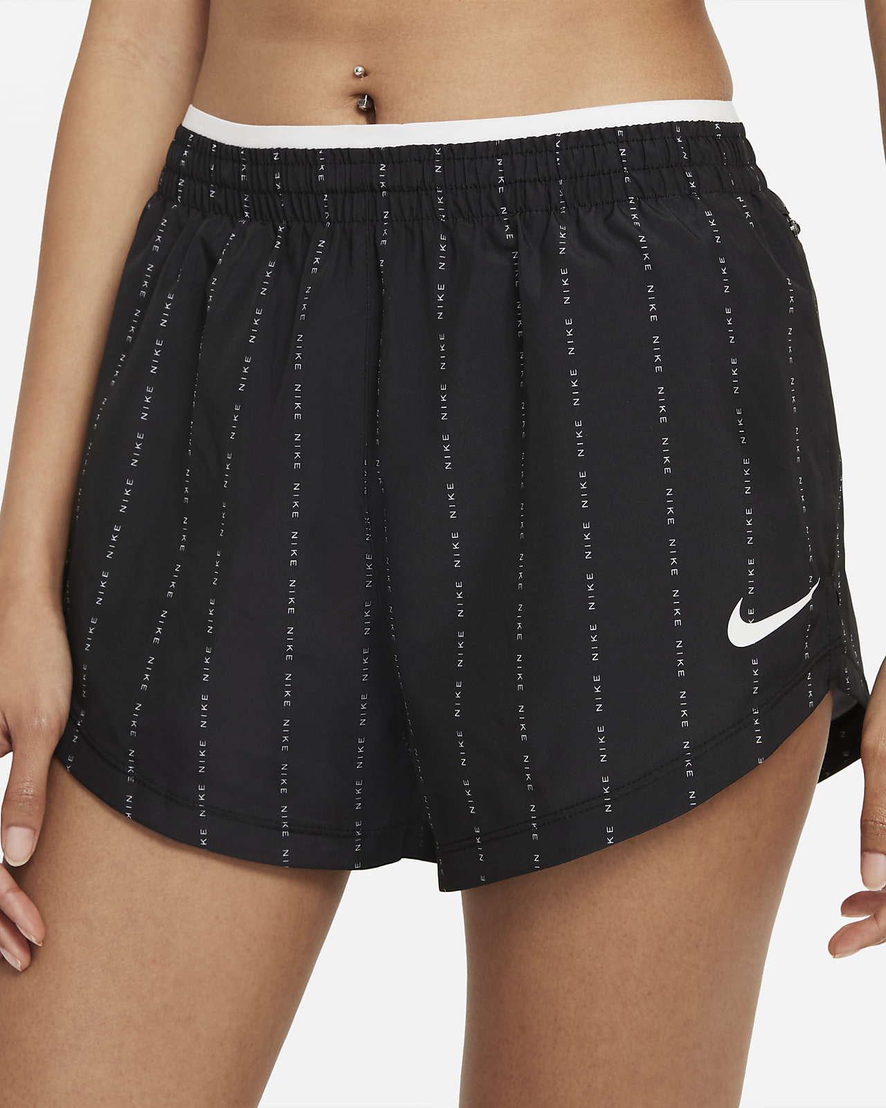 Nike DriFIT Tempo Luxe Icon Clash Women's Running Shorts. Nike BE