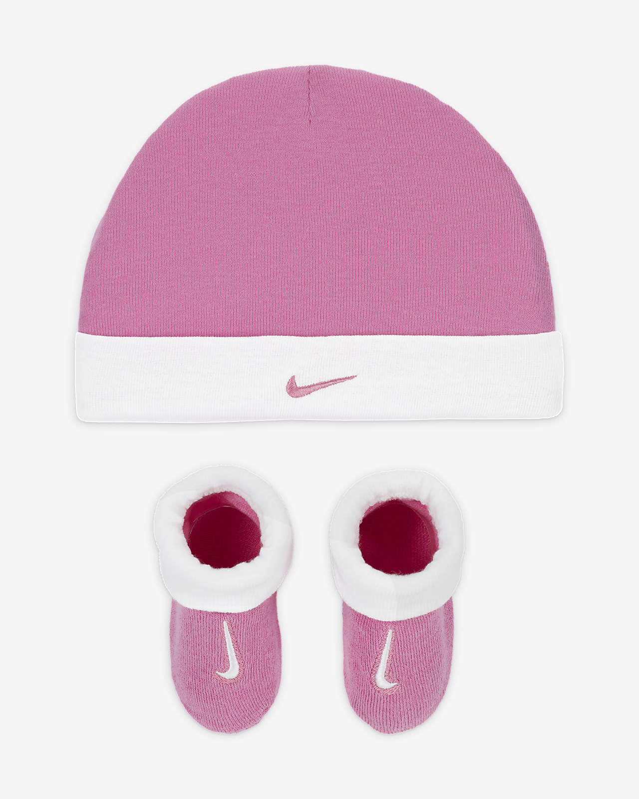 Vlak Oceanië overspringen Nike Baby (0-6M) Hat and Booties Set. Nike.com