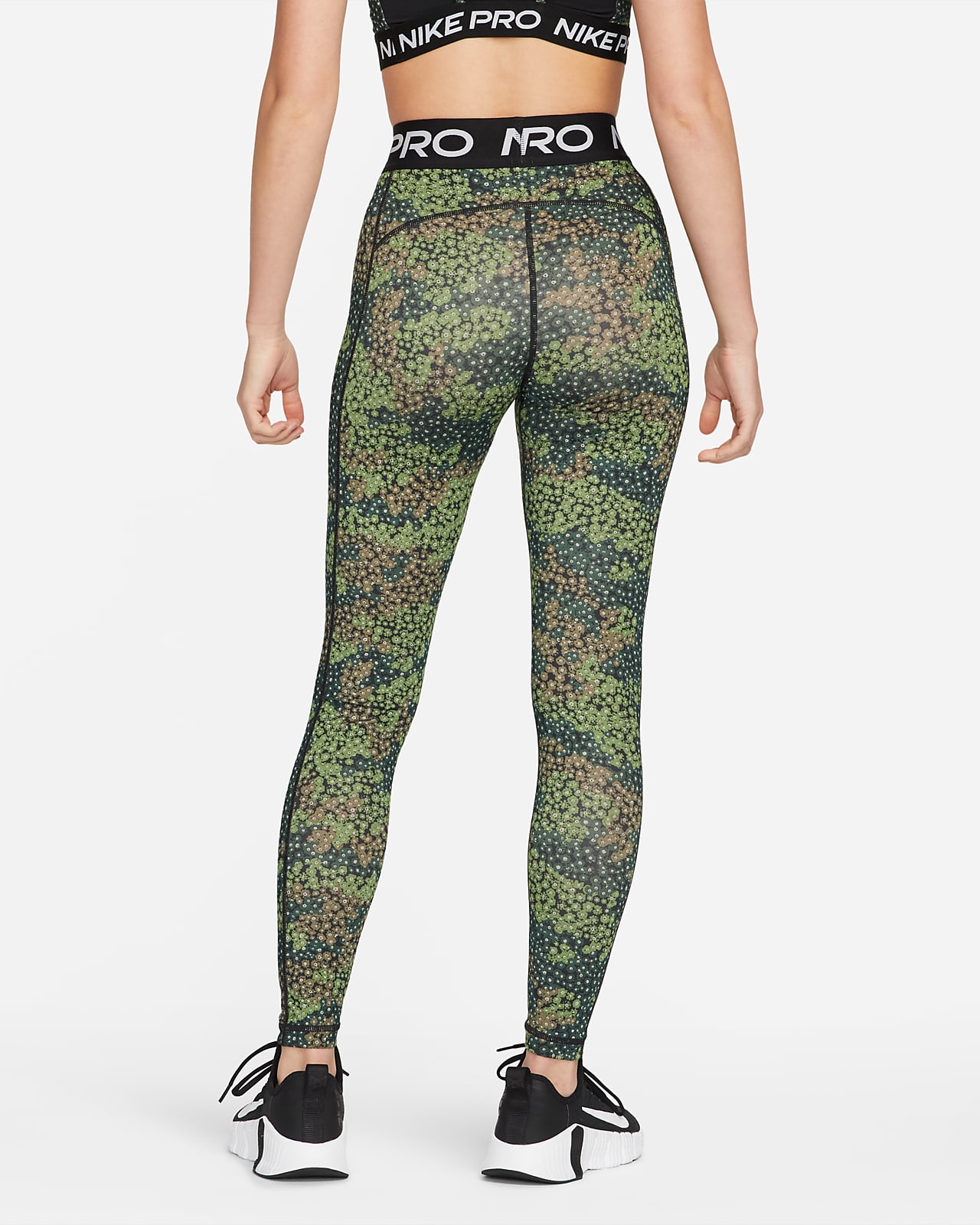 nike pro dri fit printed leggings