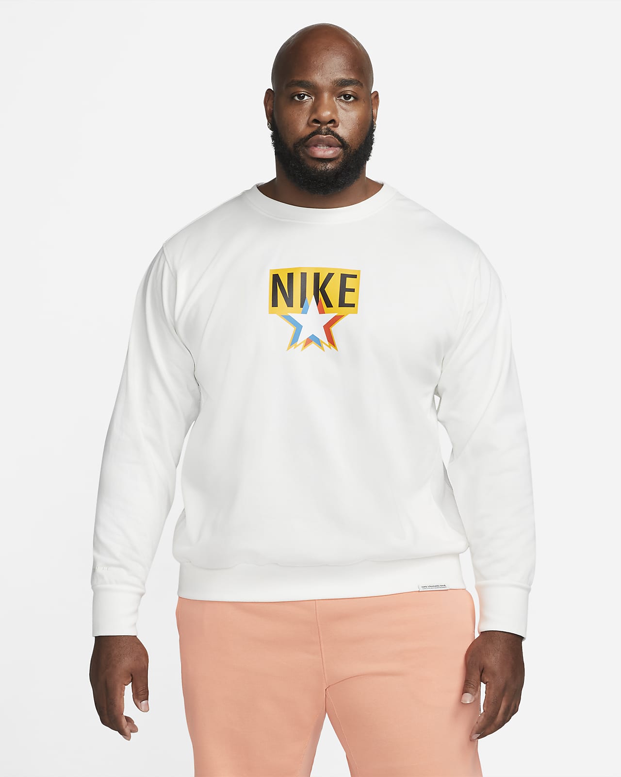 nike men's standard issue basketball crew sweatshirt