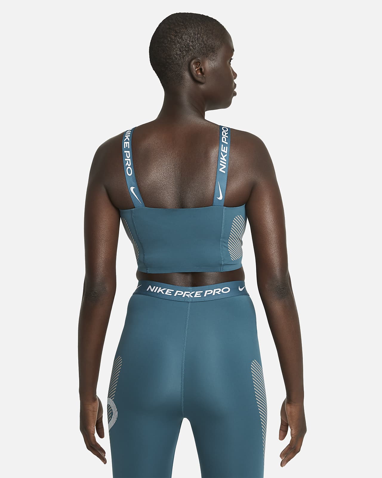 Nike Women's Yoga Dri-fit Luxe Shelf-bra Cropped Tank Top In Black