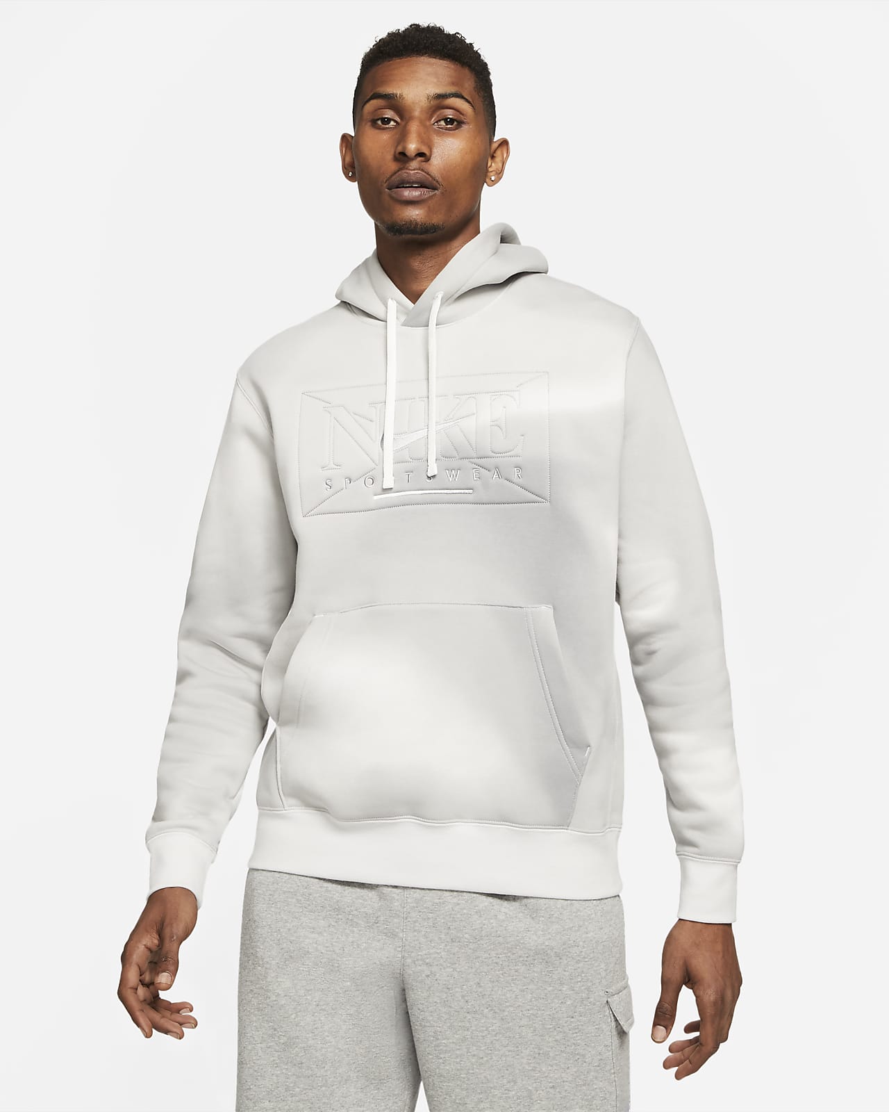 nike men's club fleece pullover hoodie