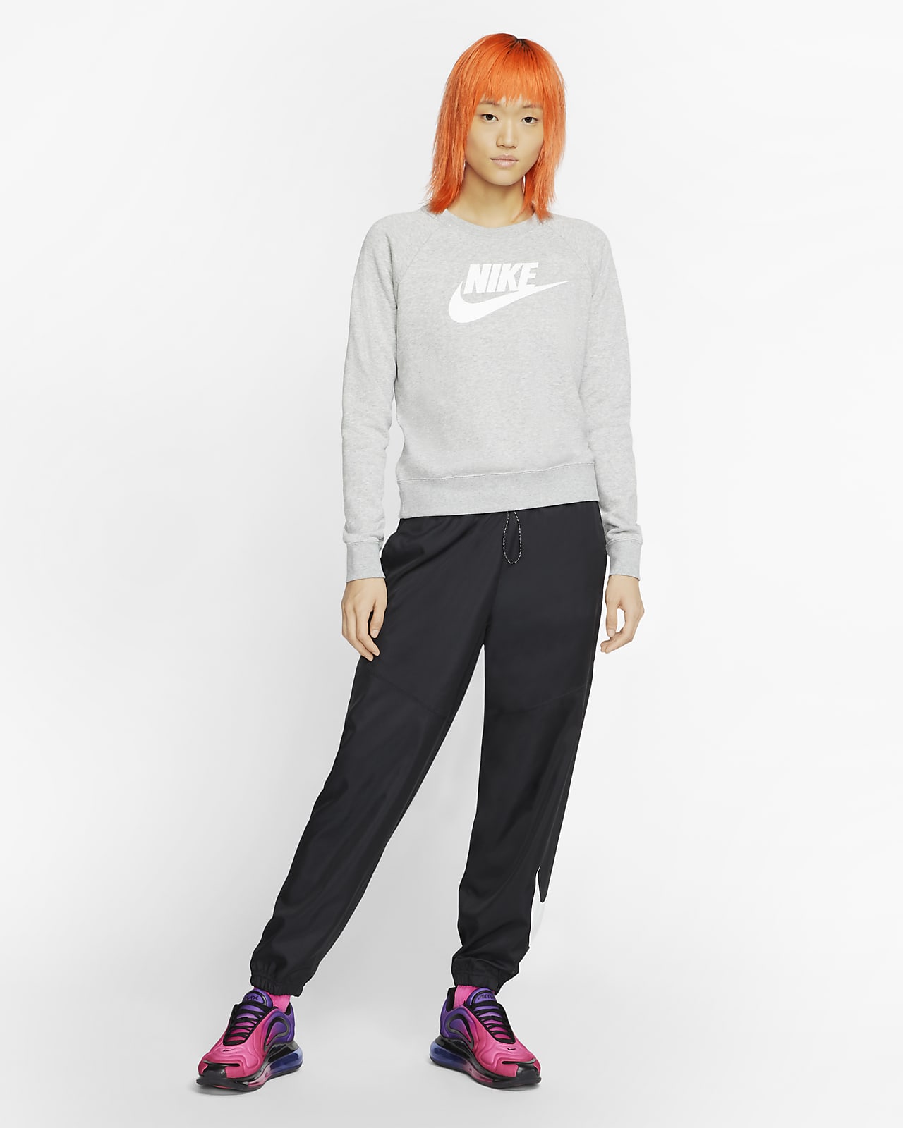 Felpa a girocollo in fleece Nike Sportswear Essential - Donna. Nike IT