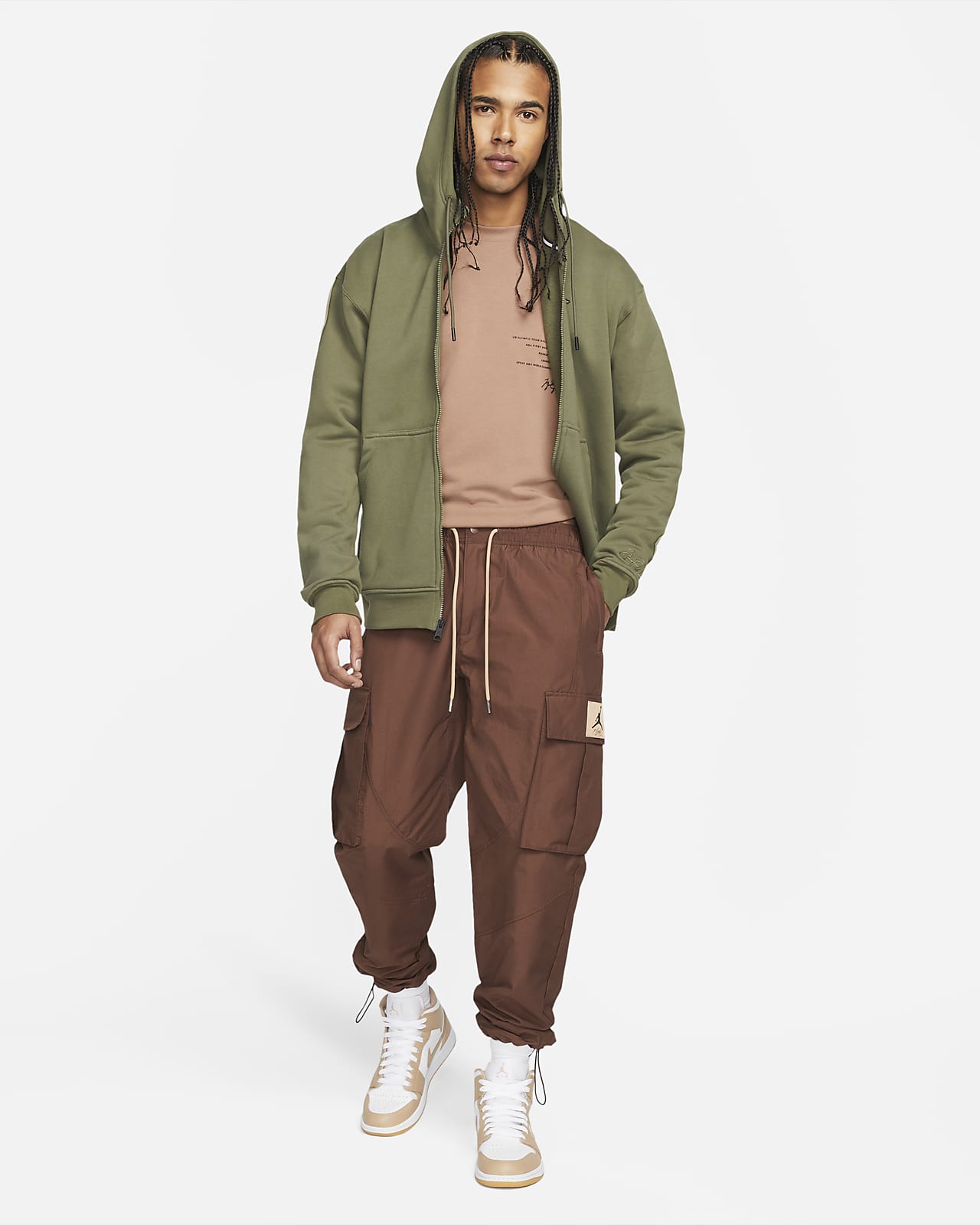 Felpa in fleece con cappuccio e zip a tutta lunghezza Jordan Essentials -  Uomo. Nike CH