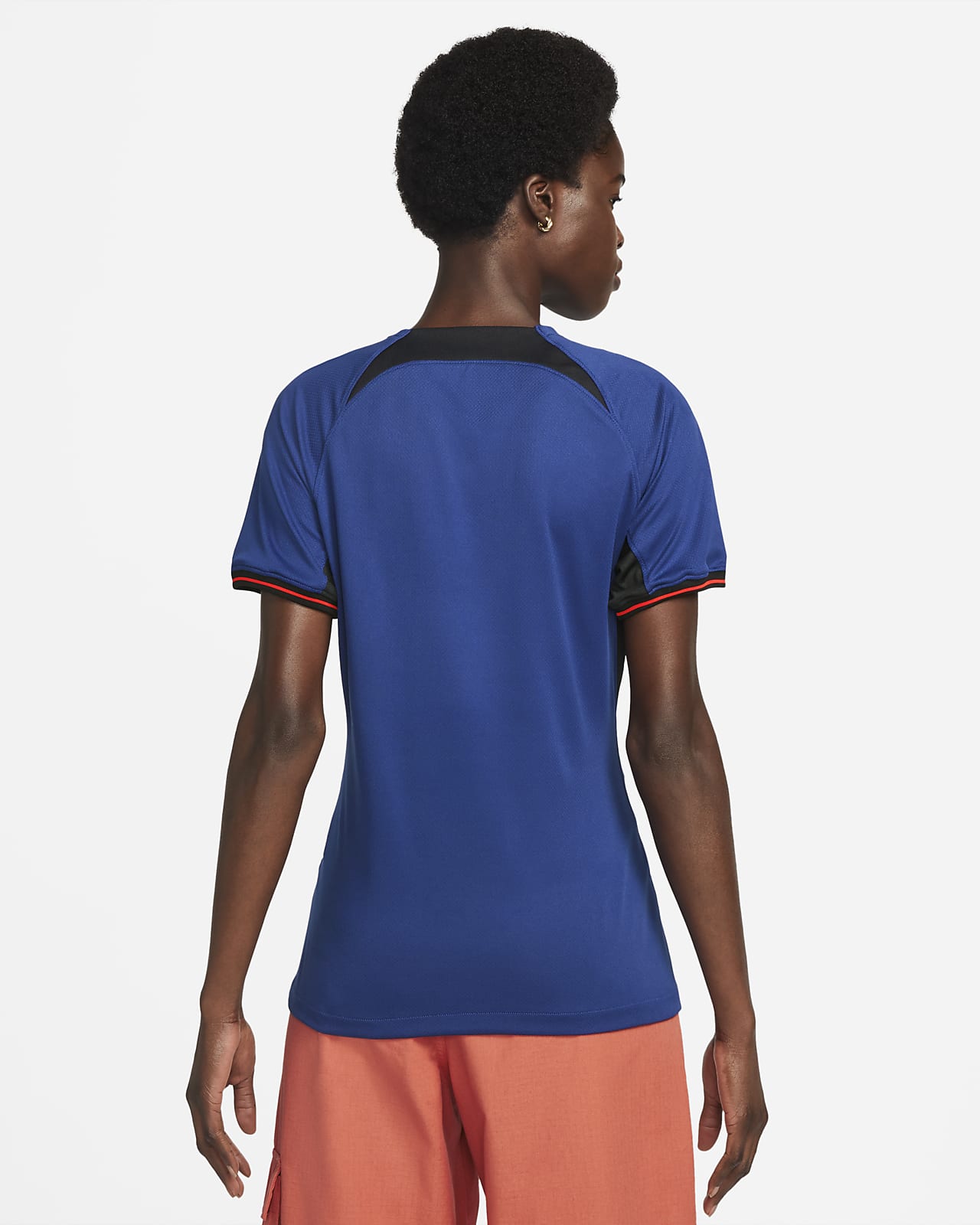 Camisa Holanda KNVB 2023 Nike Stadium Home Feminina - Laranja