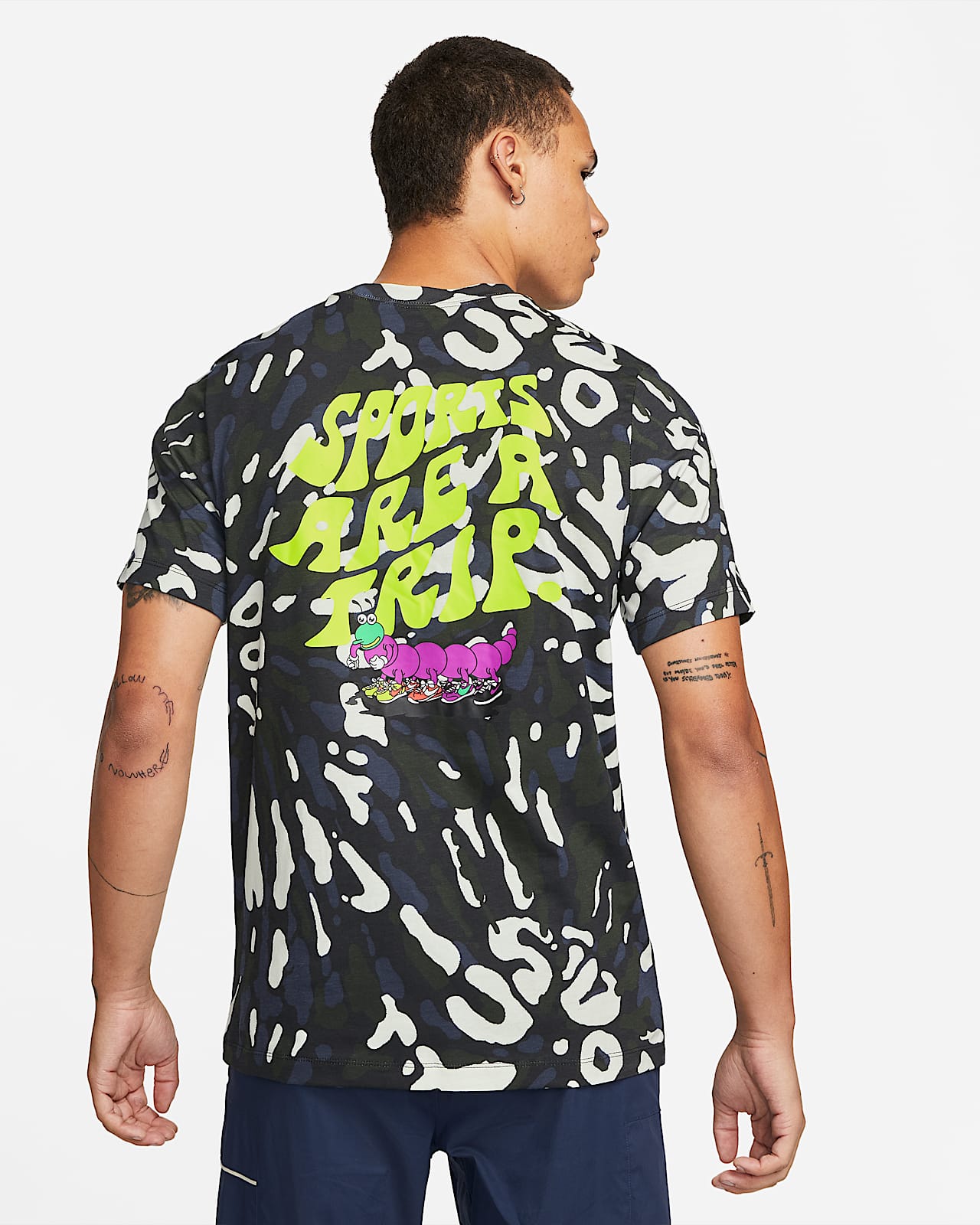 Playera tie-dye ultravioleta para hombre Nike Sportswear. Nike.com