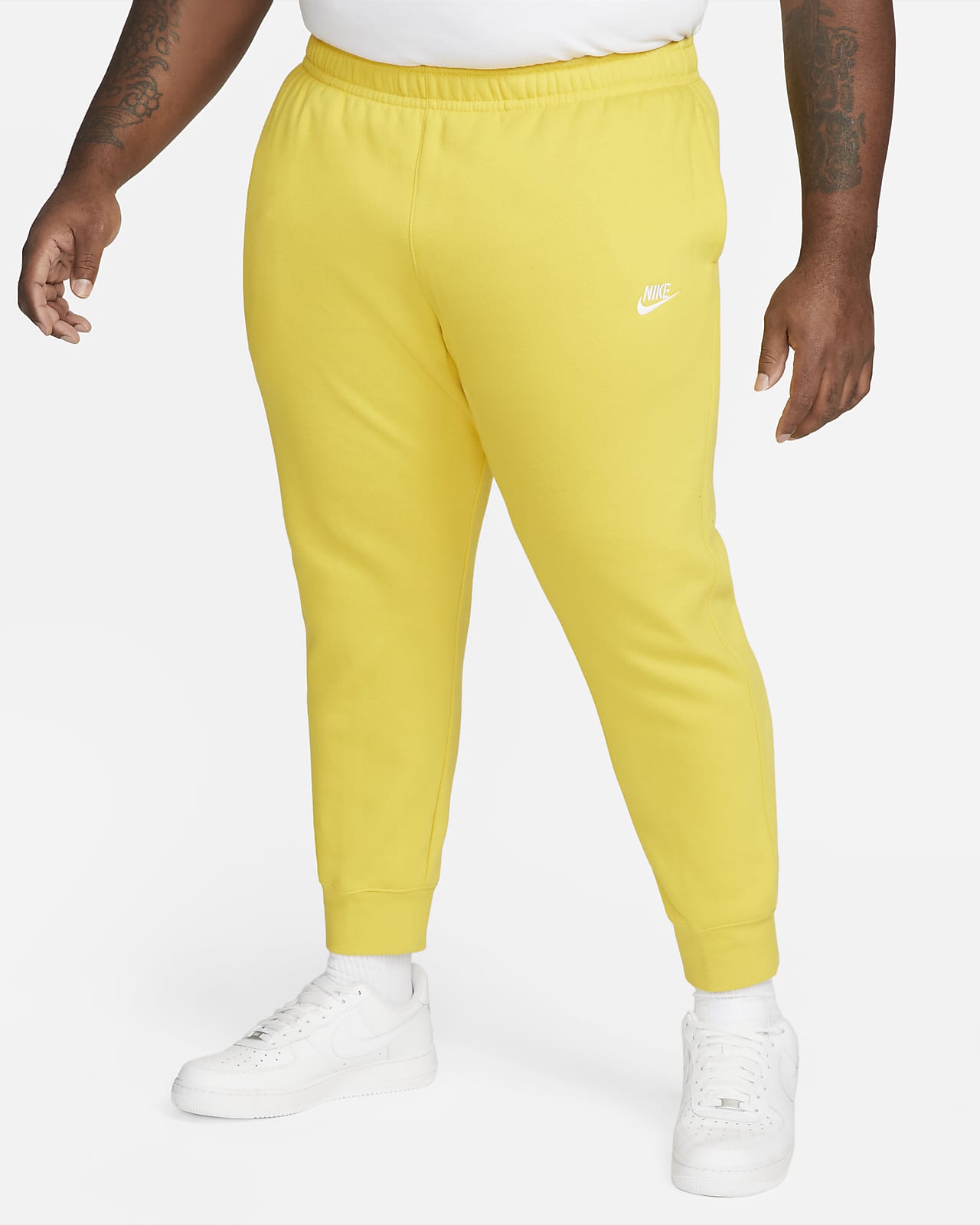 mens yellow nike joggers