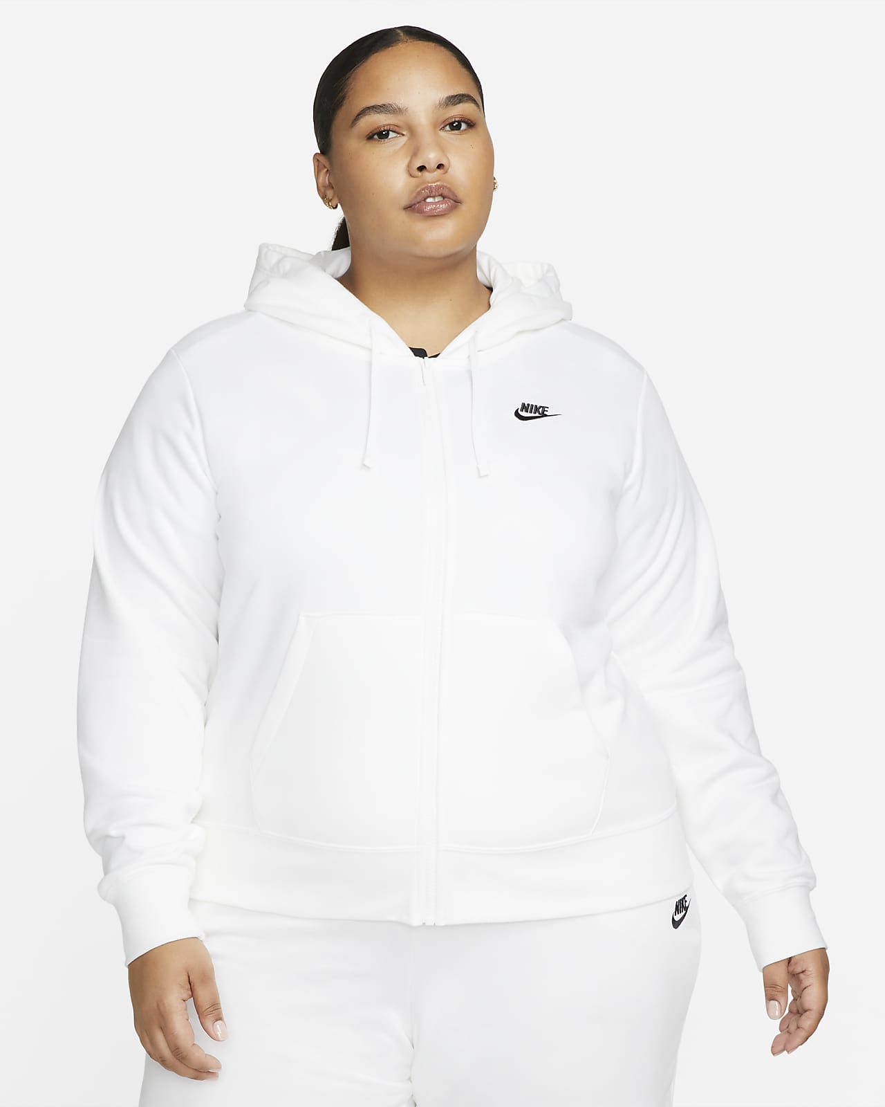 Club Fleece Women's Full-Zip (Plus Size). Nike.com
