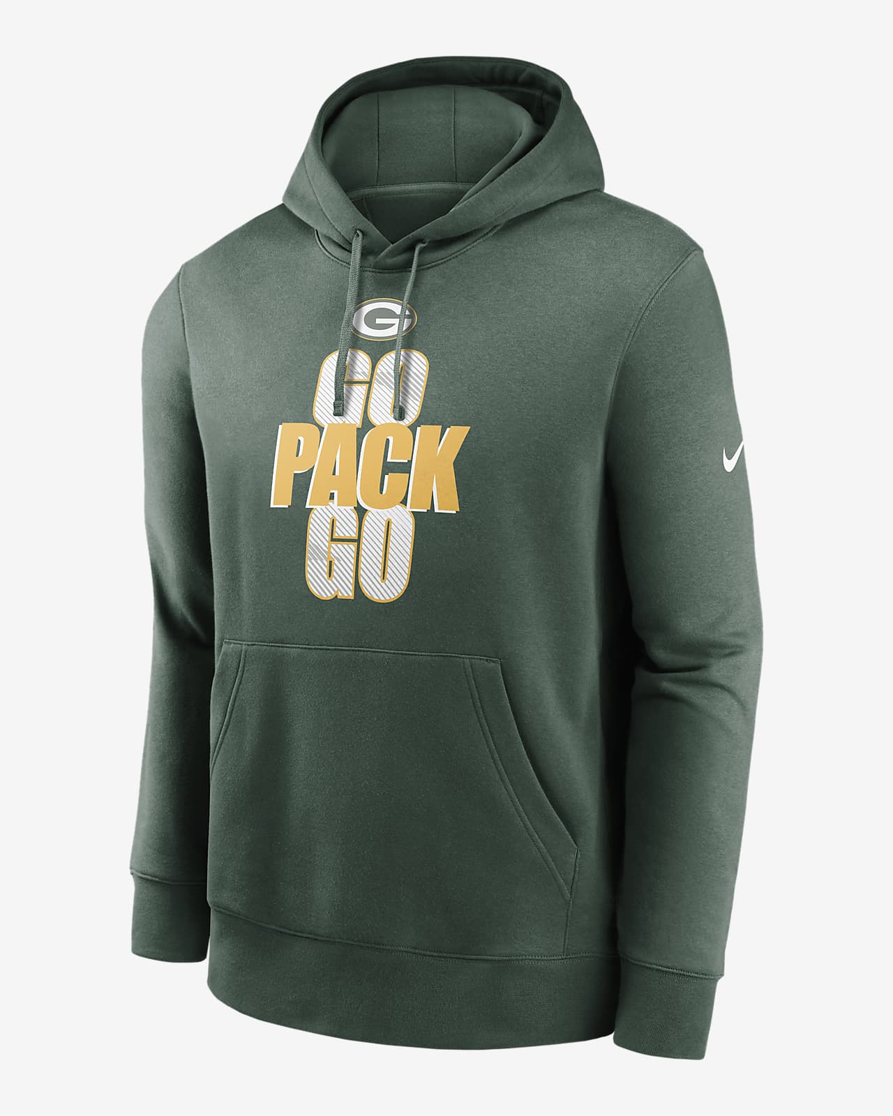Sudadera con capucha sin cierre para hombre Nike Club Fleece (NFL Packers).  Nike.com