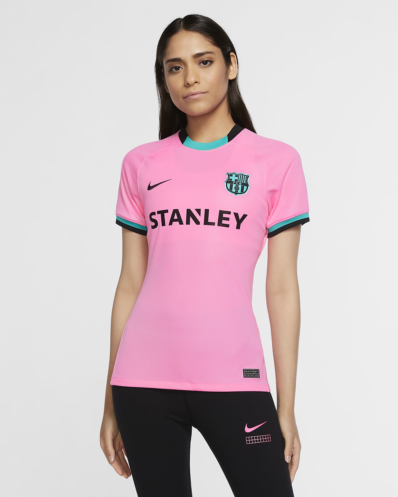 pink nike football shirt