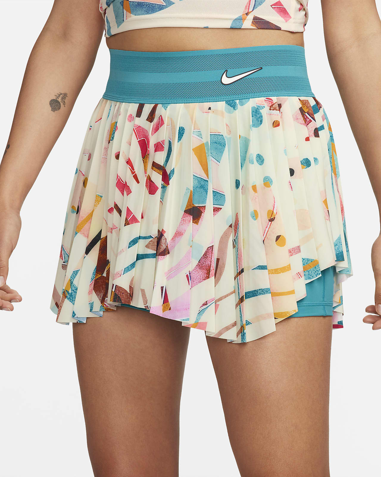 Nike Court Dri-FIT Advantage Falda de Tenis Mujer Diffused Blue