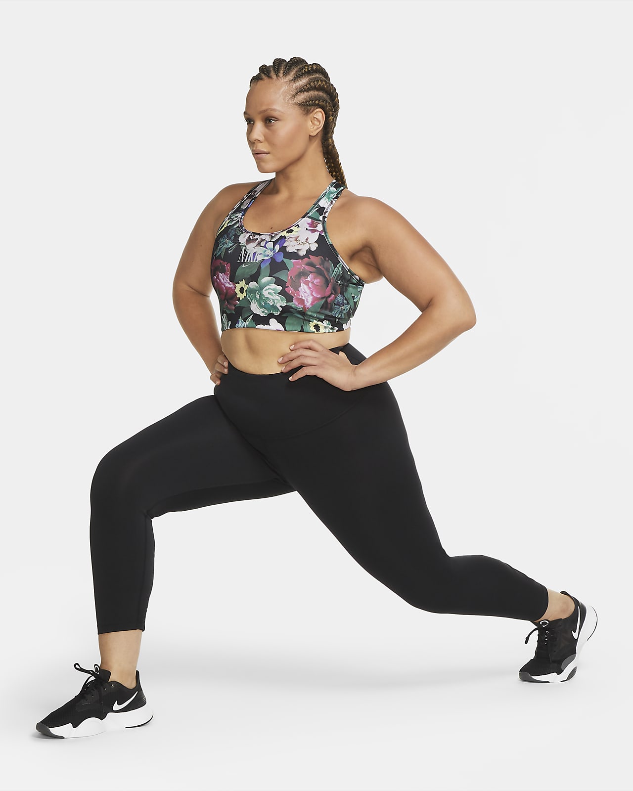 nike swoosh plus size bra