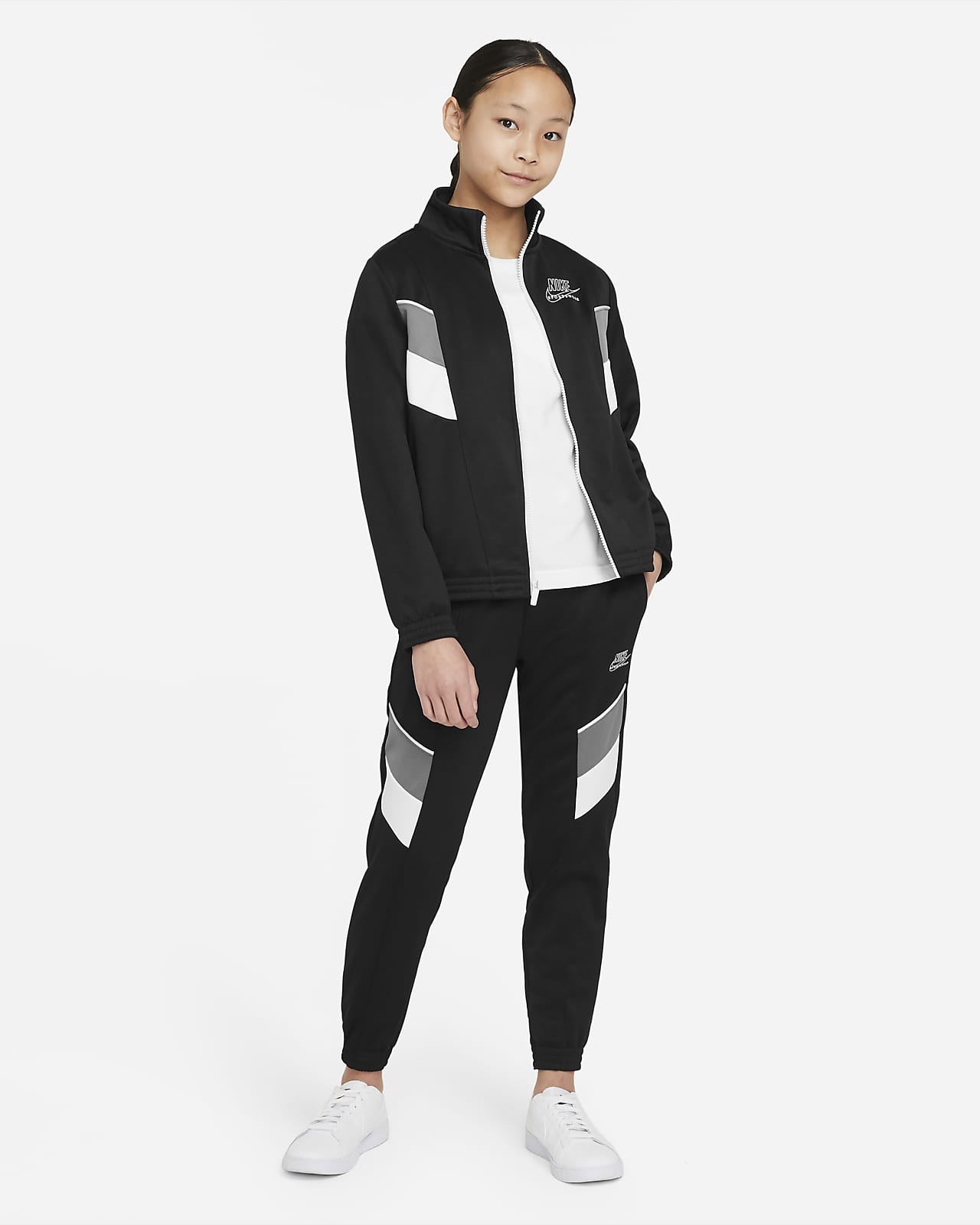 Nike Sportswear Heritage Big Kids' (Girls') Full-Zip Jacket