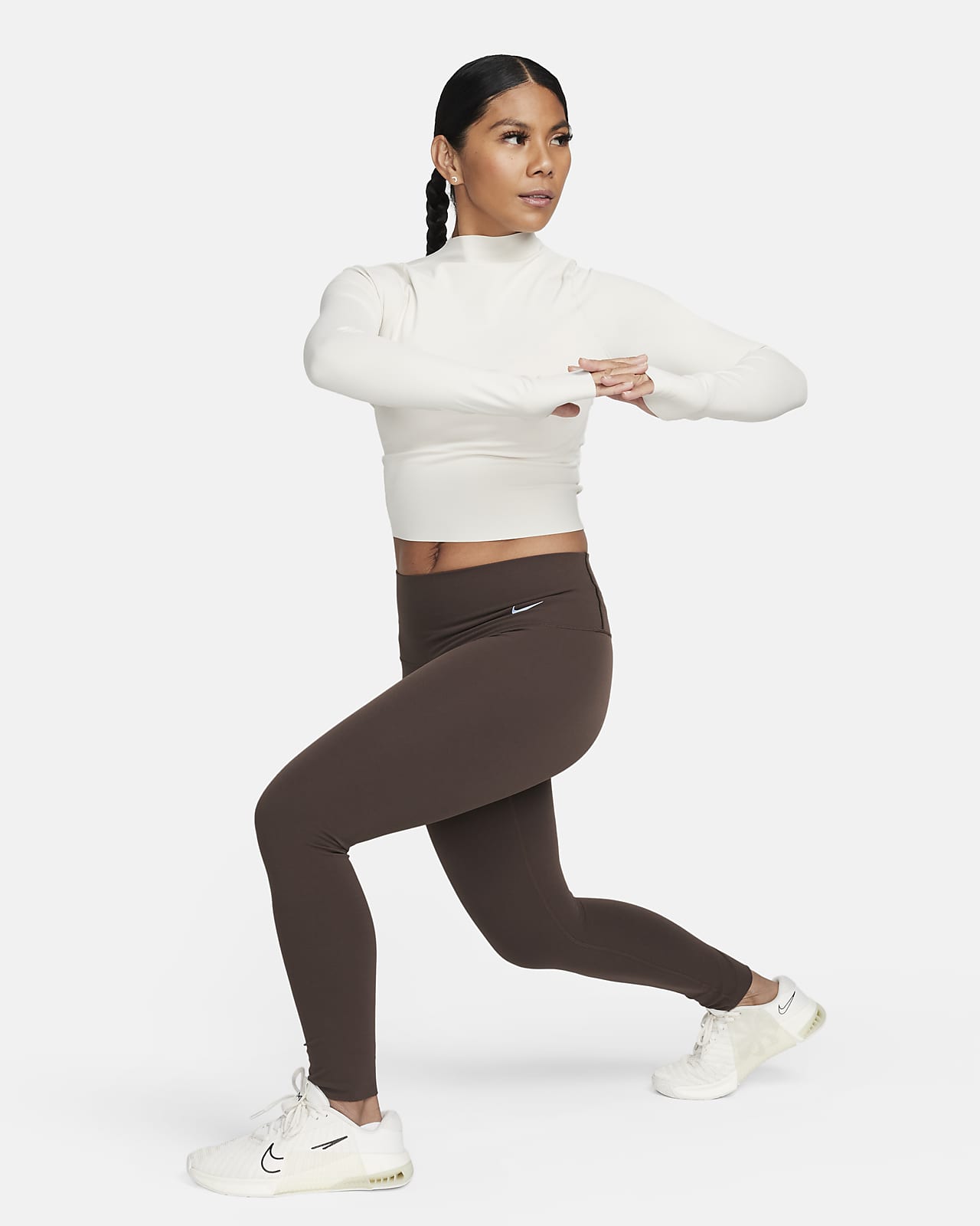Nike Women's Yoga French Terry Long Sleeve Top