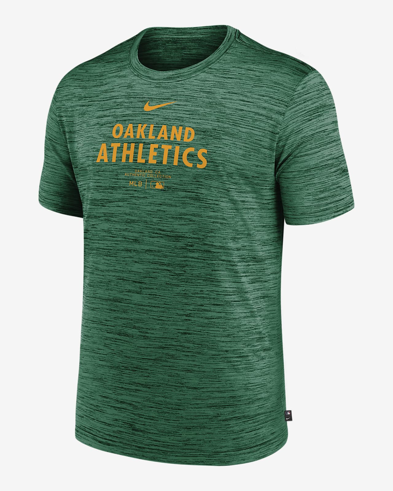 Oakland Athletics Authentic Collection Practice Velocity Men's Nike Dri-FIT MLB T-Shirt