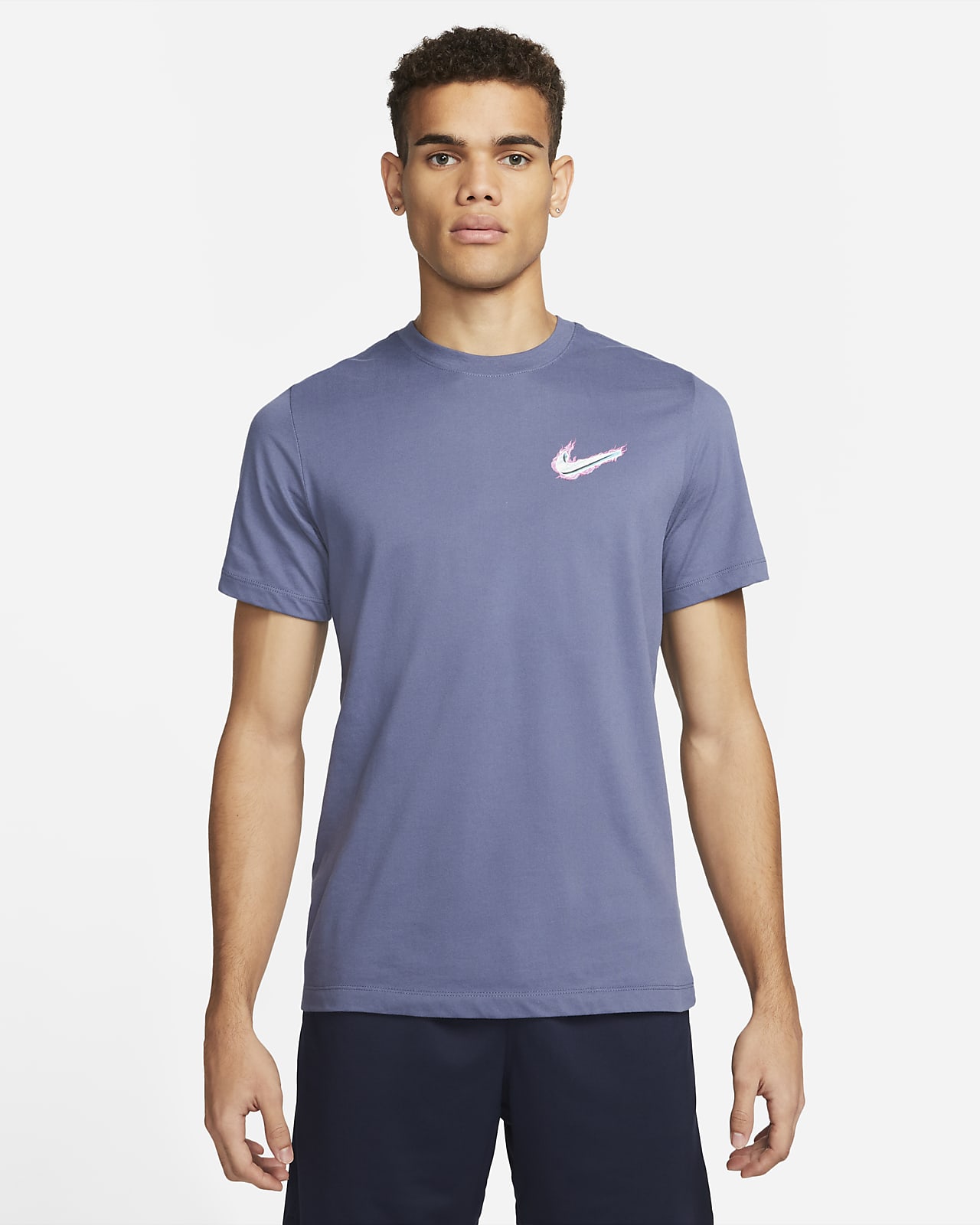 neutrale Verzakking fonds Nike Dri-FIT Men's Fitness T-Shirt. Nike LU