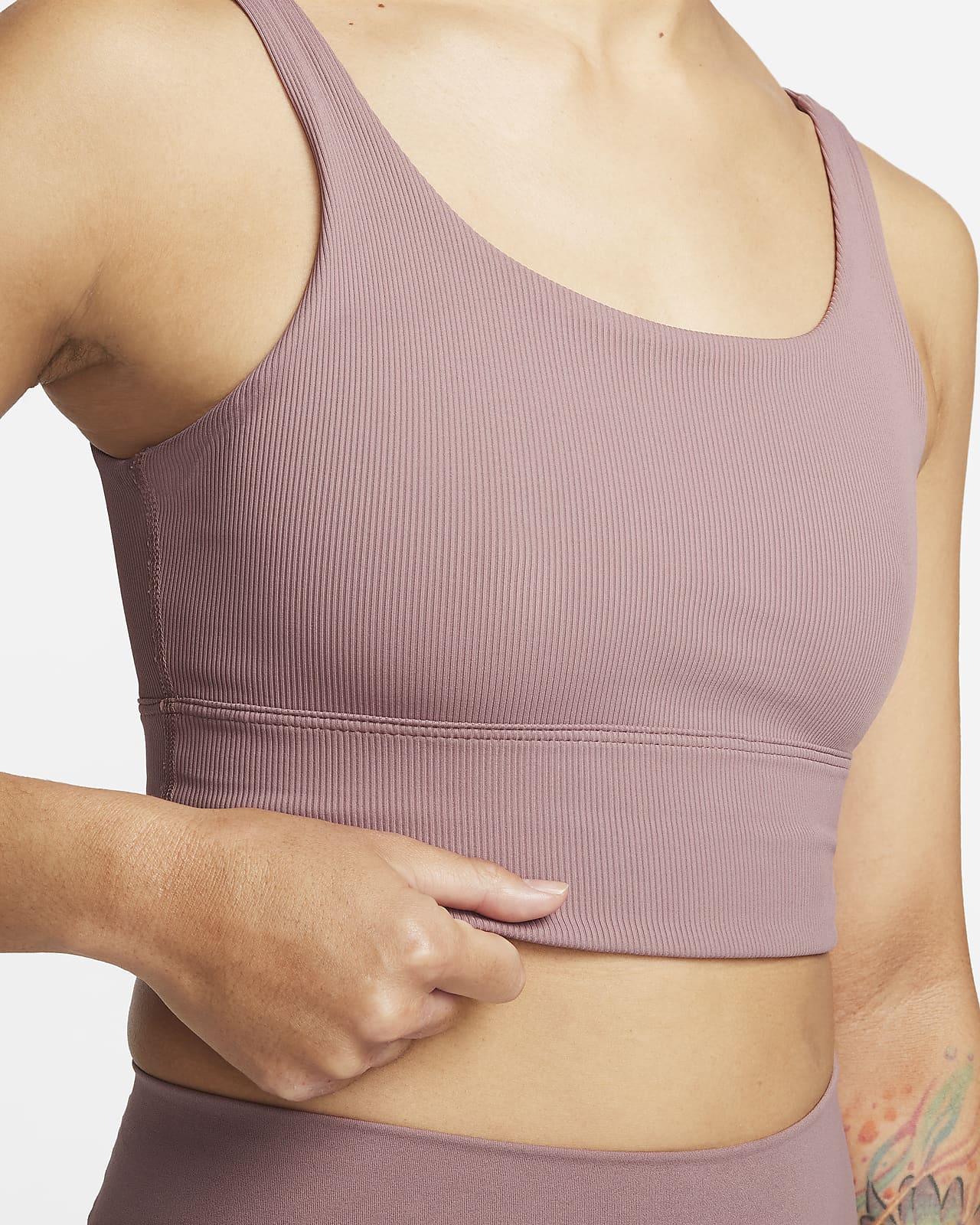 Brassière de sport longue rembourrée à maintien léger Nike Zenvy