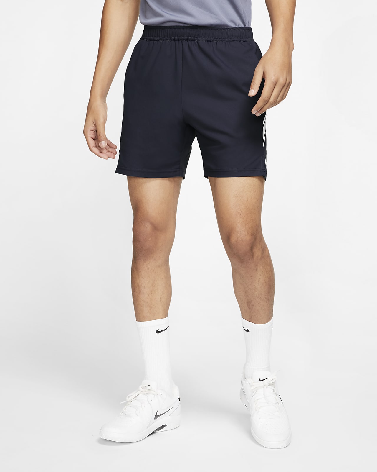nike white tennis shorts mens