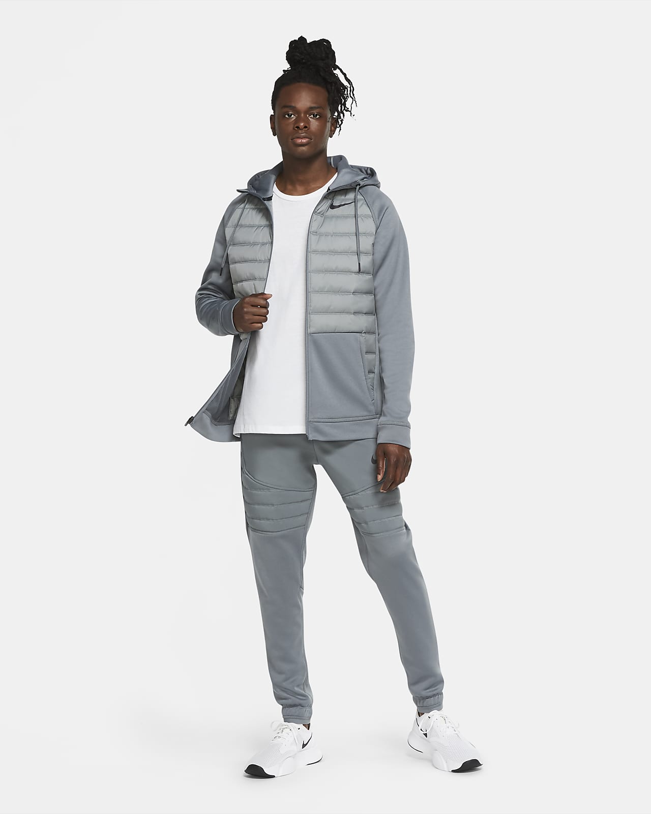 nike men's therma winterized training jacket