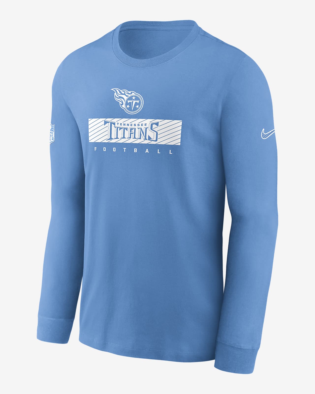 Tennessee Titans Sideline Team Issue Men's Nike Dri-FIT NFL Long-Sleeve T-Shirt