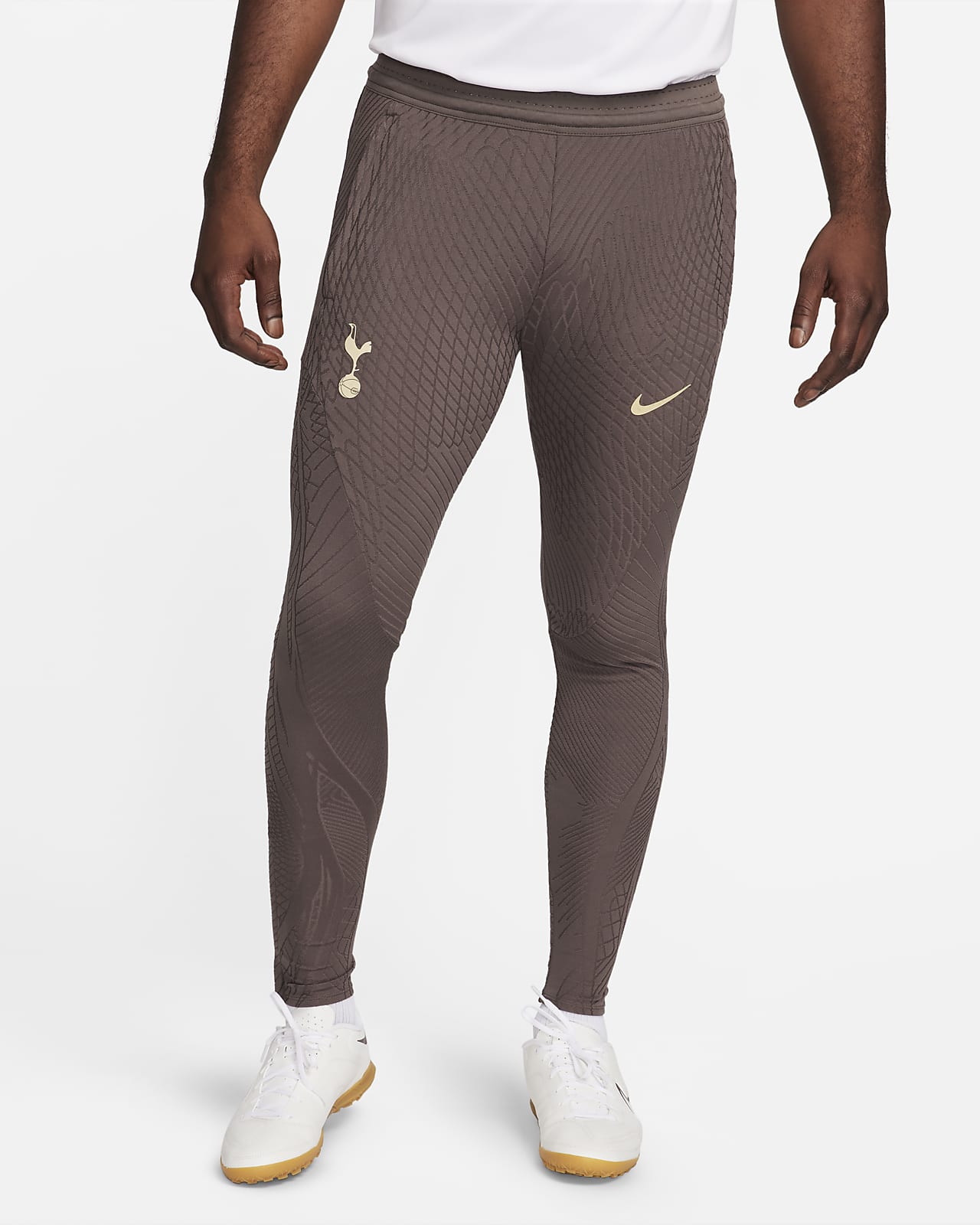 Fotbollsbyxor i stickat material Tottenham Hotspur Strike Elite (tredjeställ) Nike Dri-FIT ADV för män