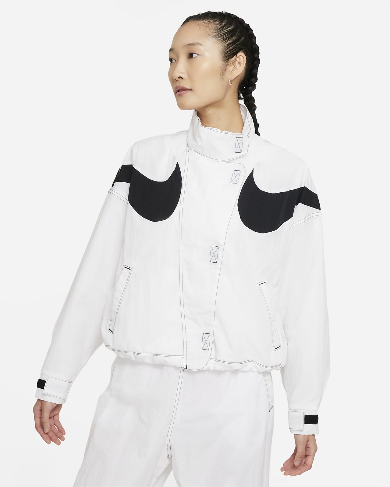Nike white womens jacket Clearance
