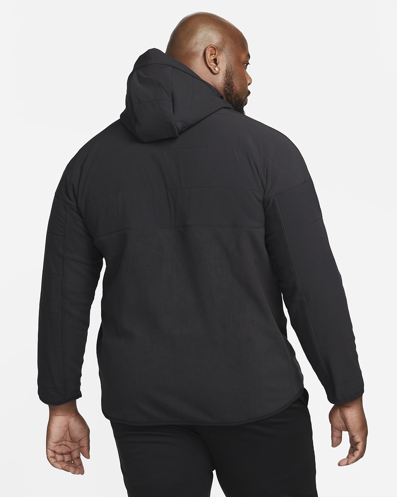 Nike ThermaFIT Men's Winterized FullZip Training Hoodie. Nike NL