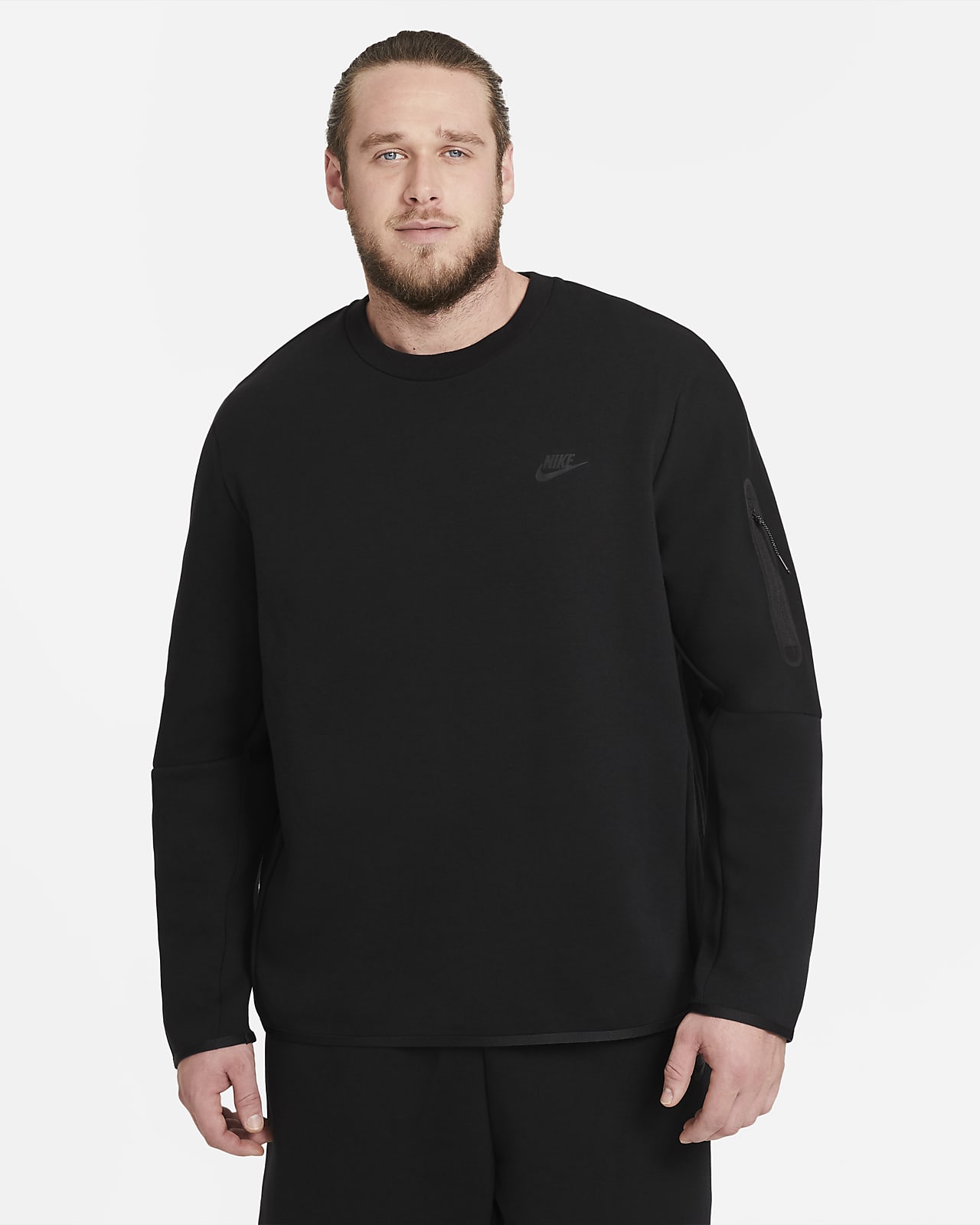 nike fleece crew sweater