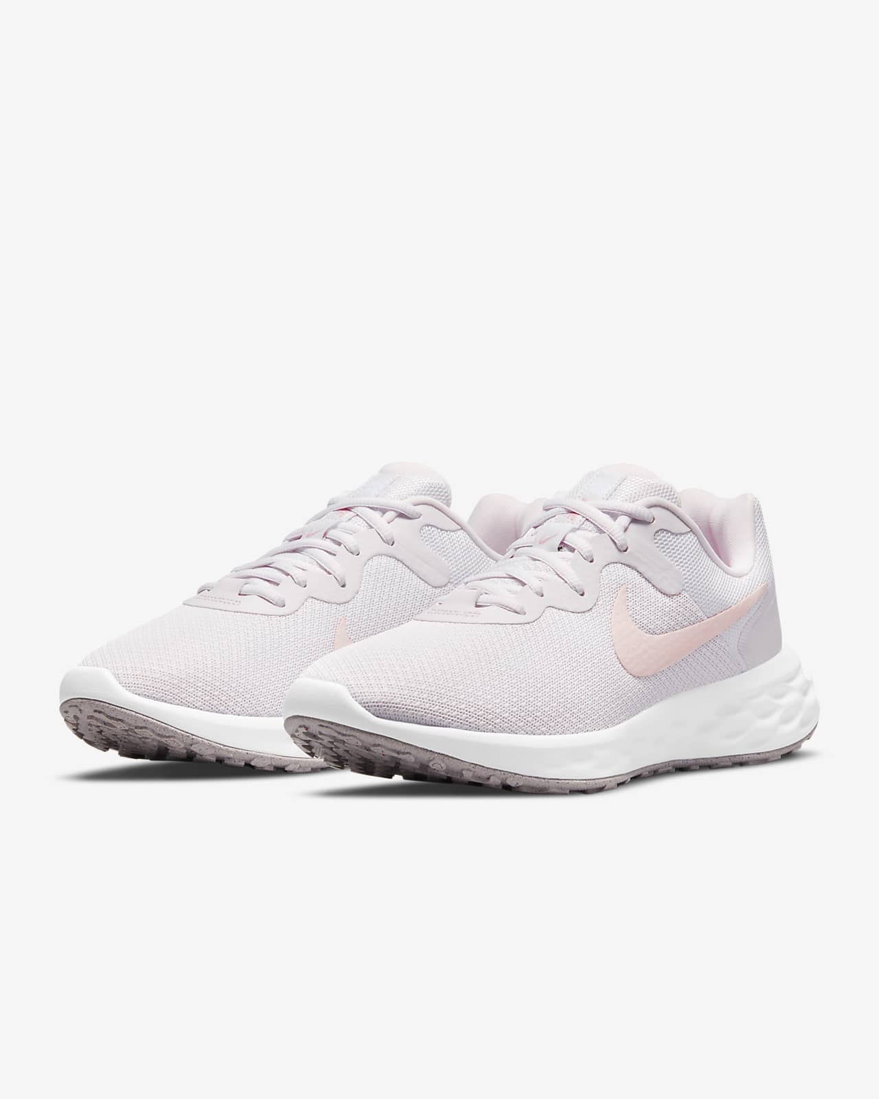 nike grey and pink running shoes