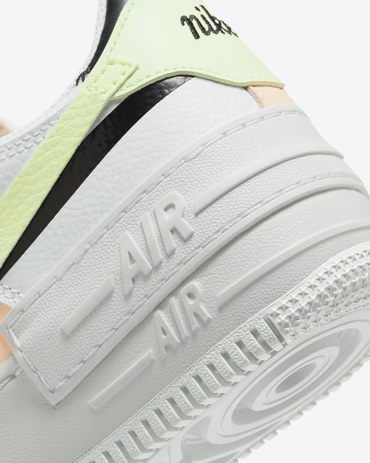 nike air force 1 shadow neon green