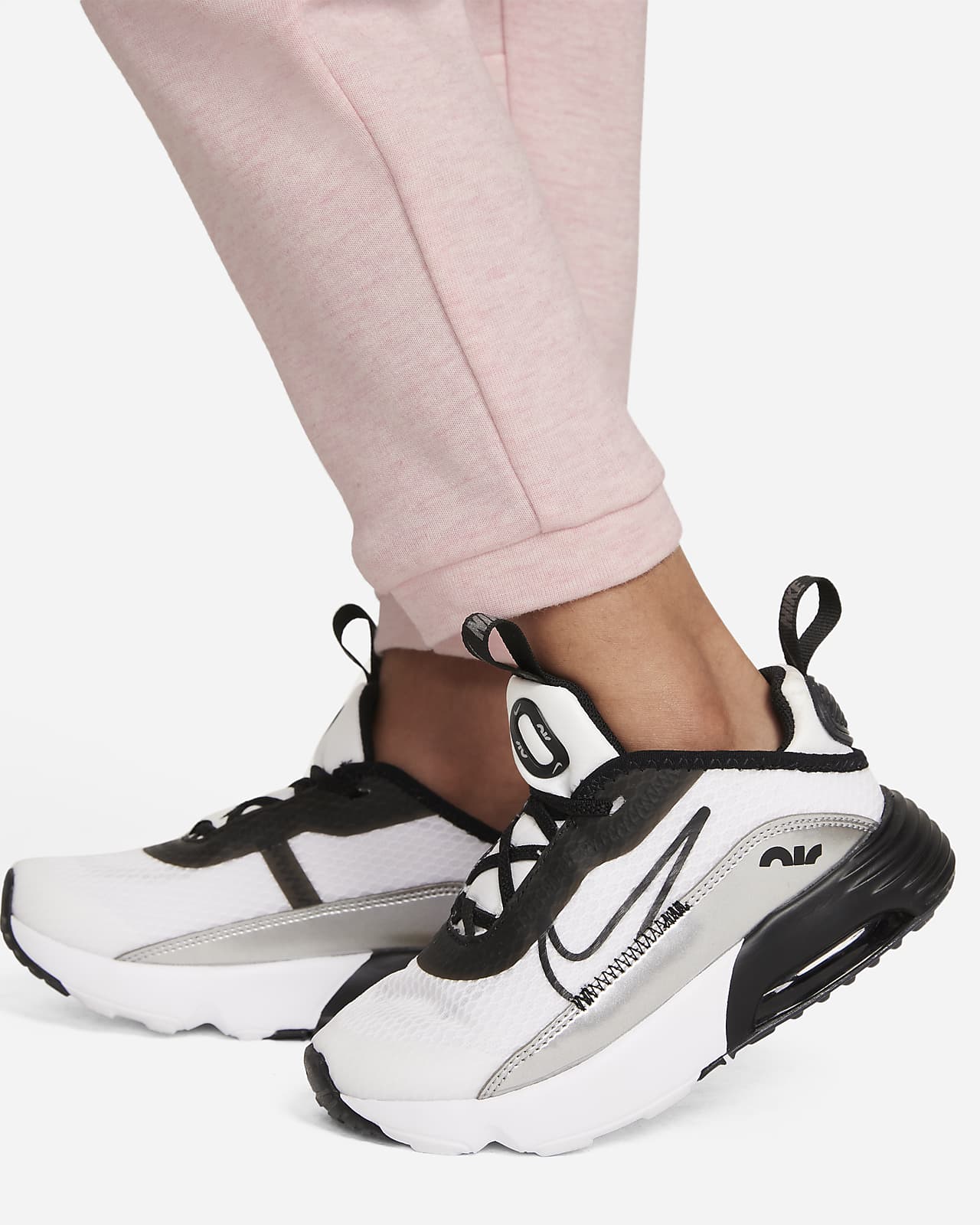 Nike Sportswear Tech Fleece Hoodie & Joggers Set White/Black for Women