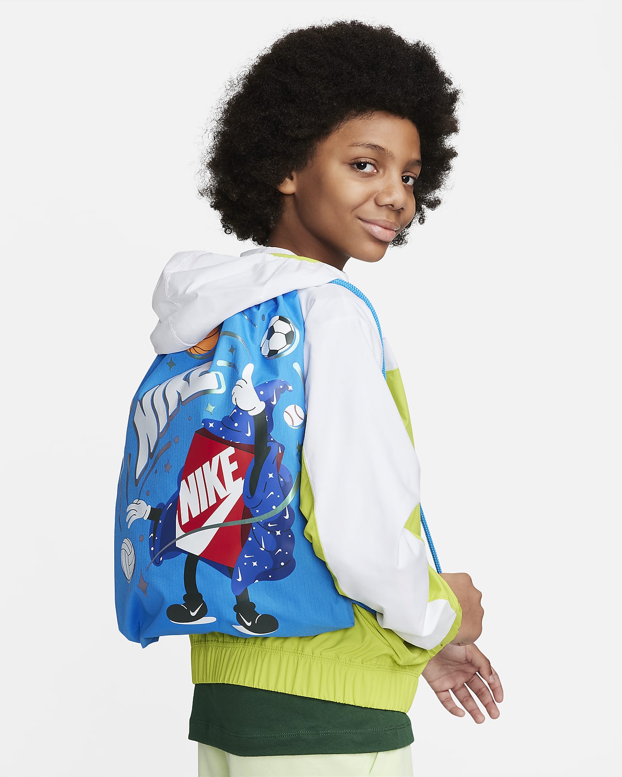 Nike Kids' Drawstring Bag (12L). Nike NL