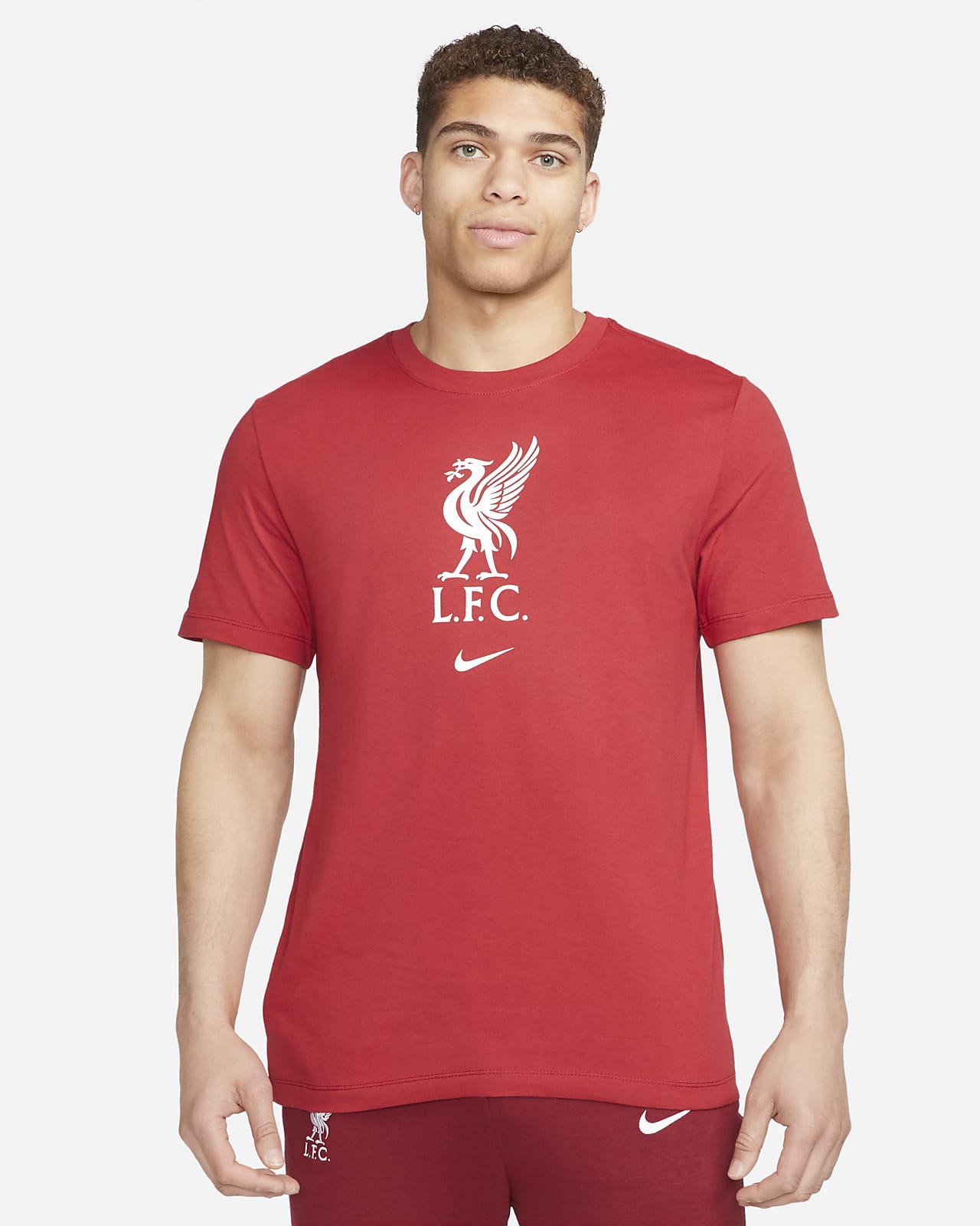 Liverpool Crest 男款 Nike 足球 T 恤