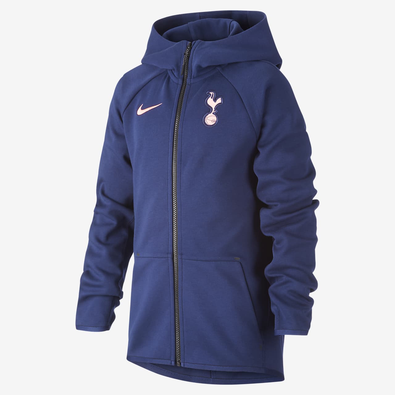 Felpa da calcio con cappuccio e zip a tutta lunghezza Tottenham Hotspur Tech  Fleece - Ragazzi. Nike IT