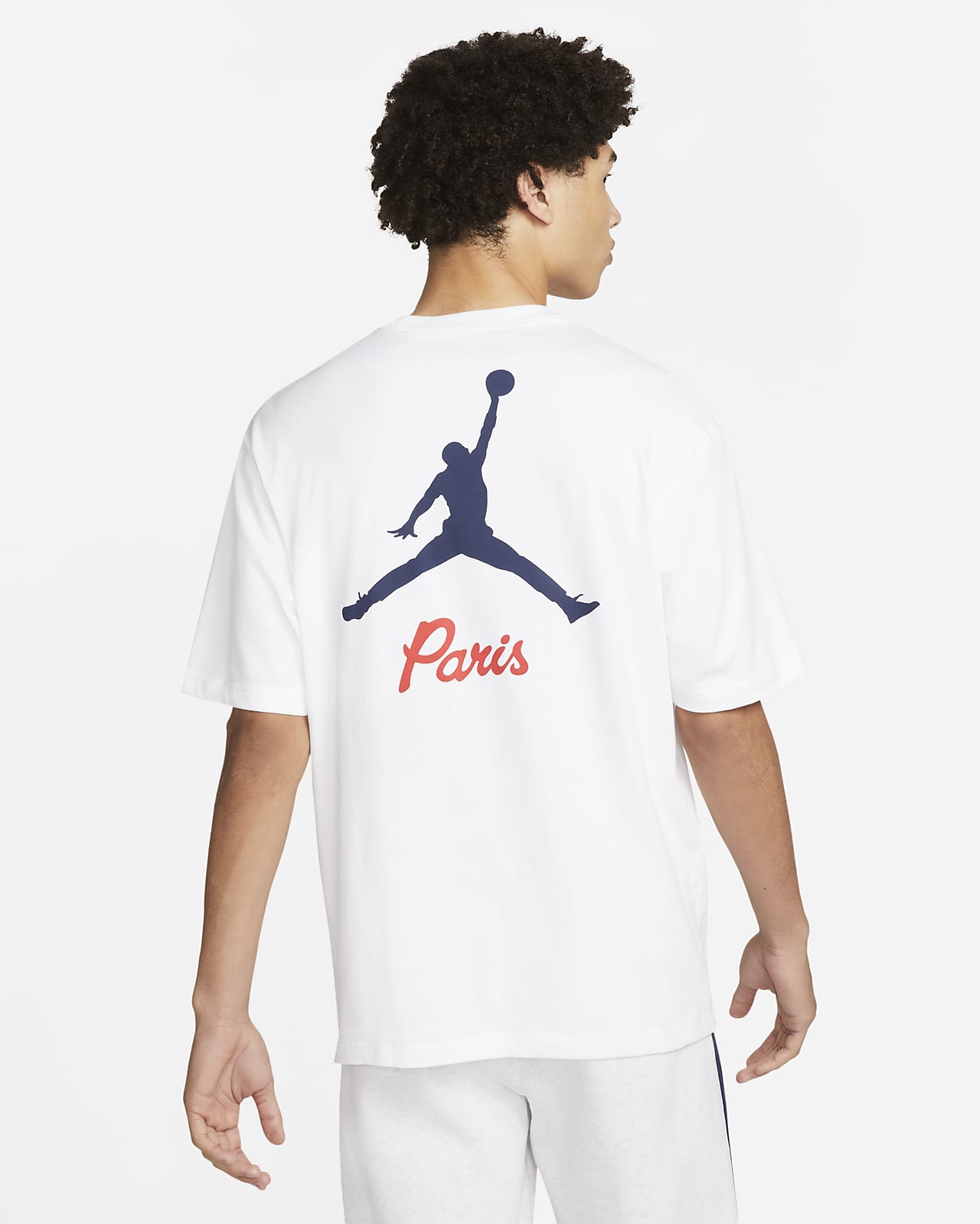 T-SHIRT JORDAN X PSG Paris Saint Germain BCFC Blanc Big Logo Taille M NEUF  Nike EUR 59,90 - PicClick IT