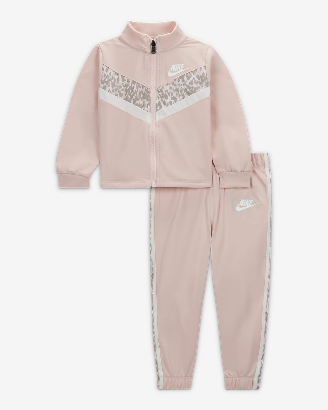 Nike girls Tricot Track Suit 2-piece Set, Light Pink/White/Black, 6X :  : Clothing, Shoes & Accessories