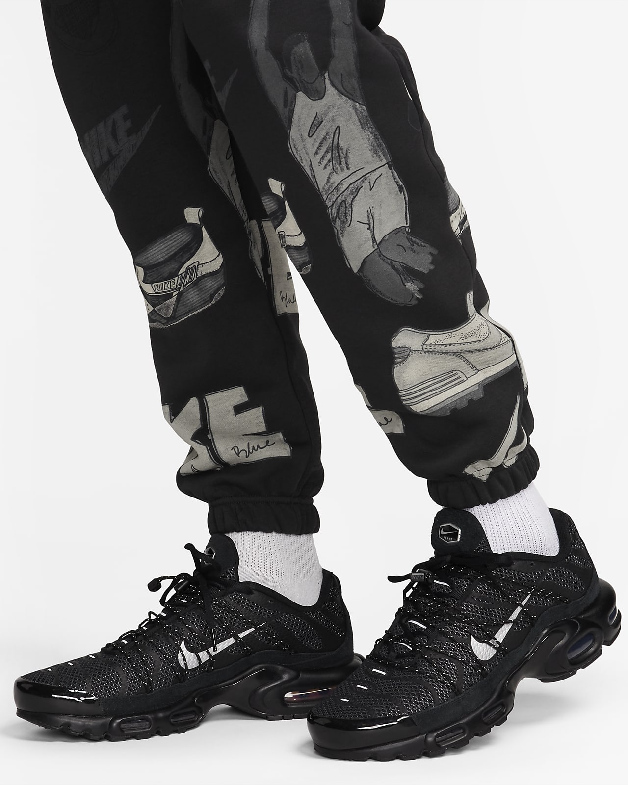 Nike Sportswear Club Fleece Men's Printed Joggers.