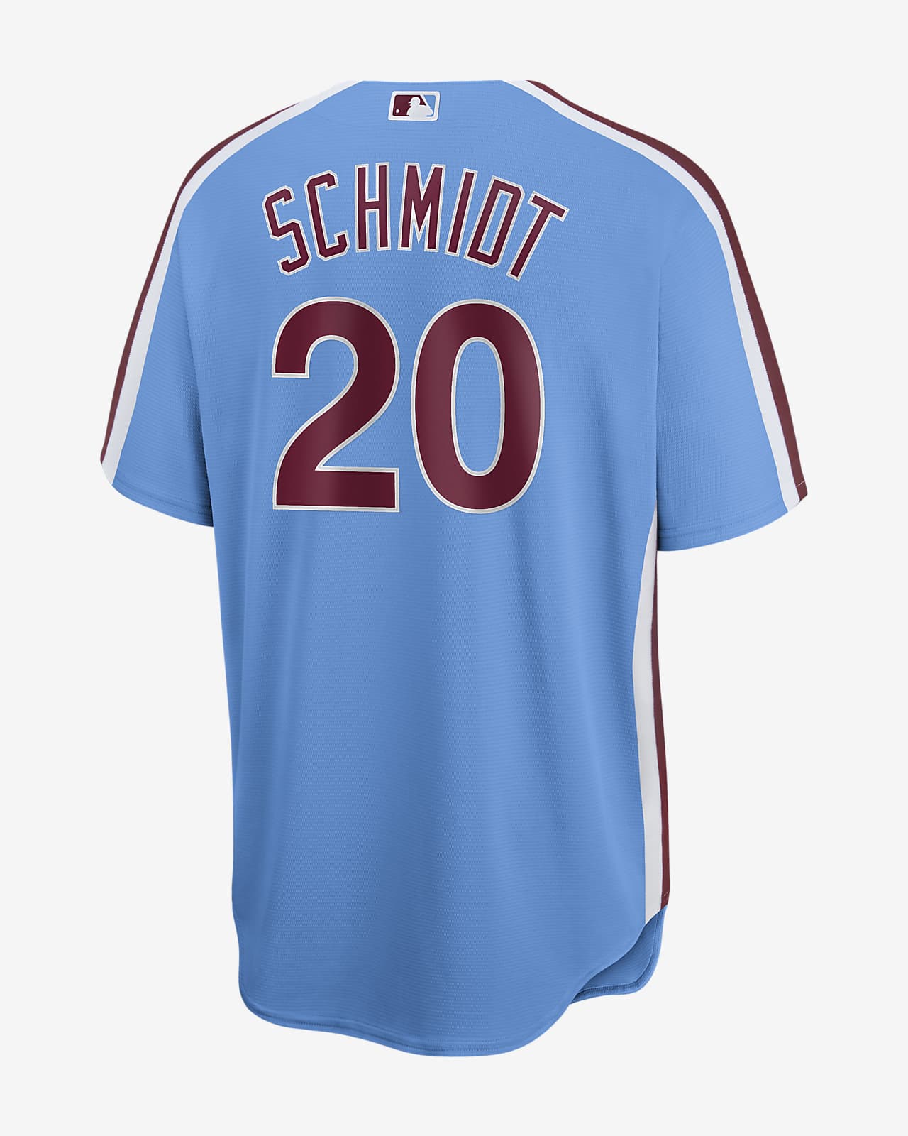 Men’s Nike Mike Schmidt Philadelphia Phillies Cooperstown Collection Name &  Number Light Blue T-Shirt