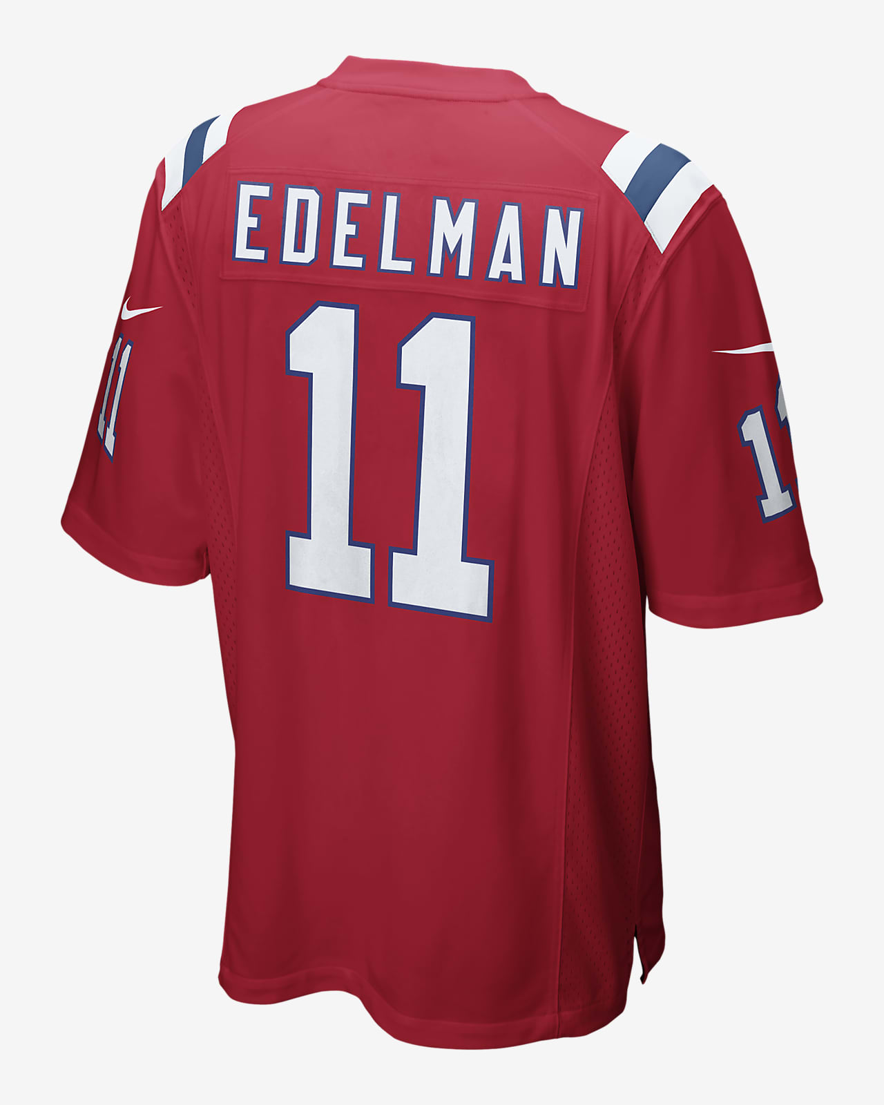 NFL New England Patriots (Julian Edelman) Men's Game Football Jersey