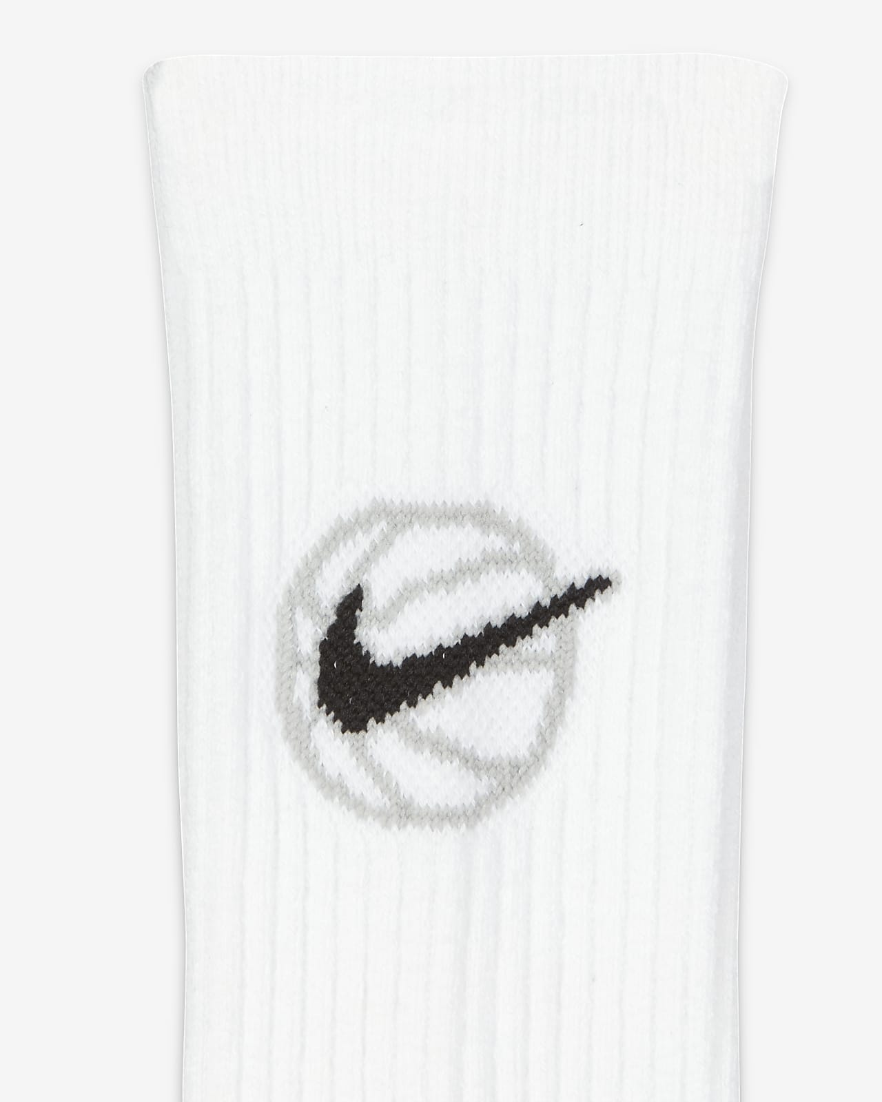 Nike Elite Mid - 013 NGR-BCO - Calcetines Baloncesto