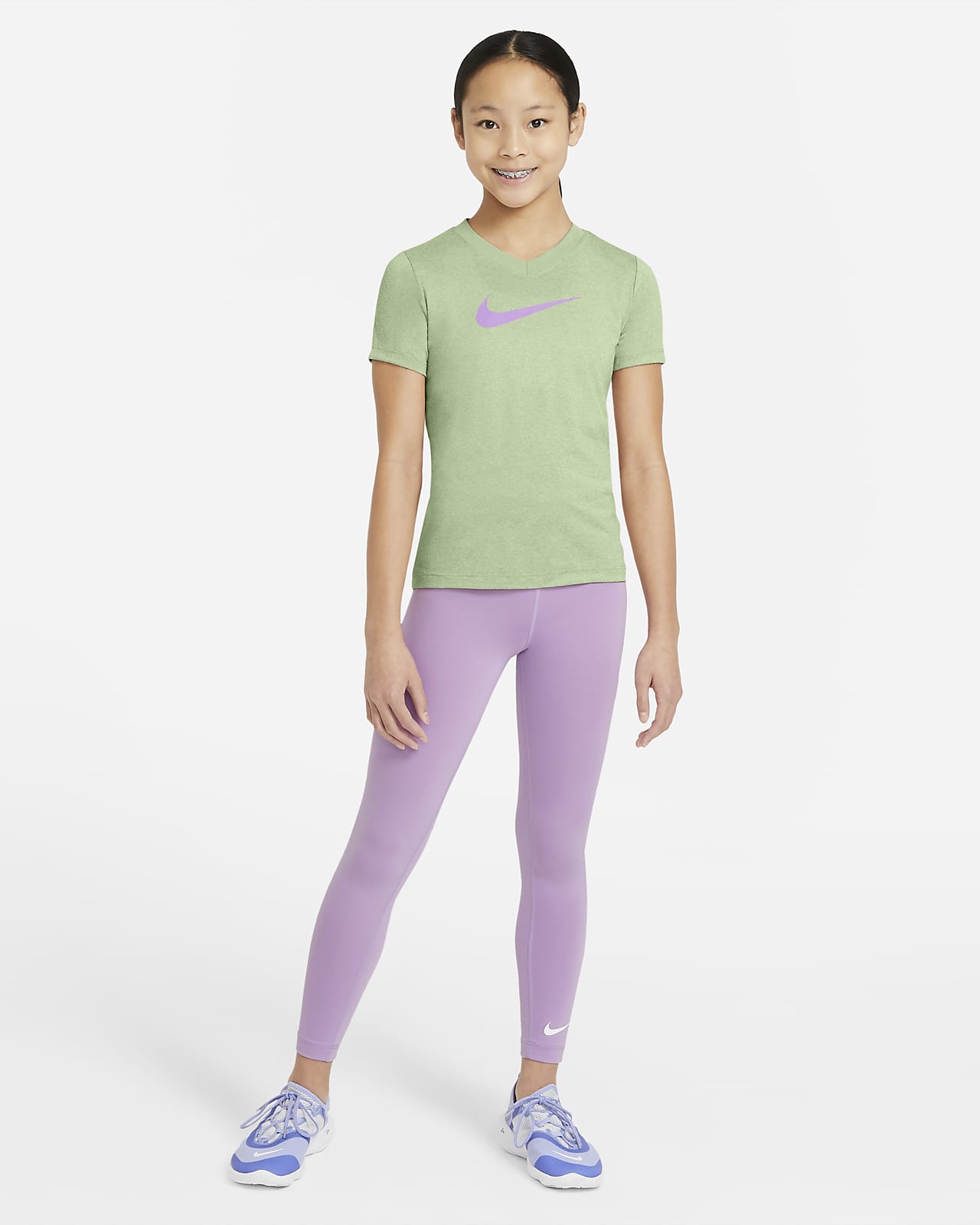 nike tights t shirt