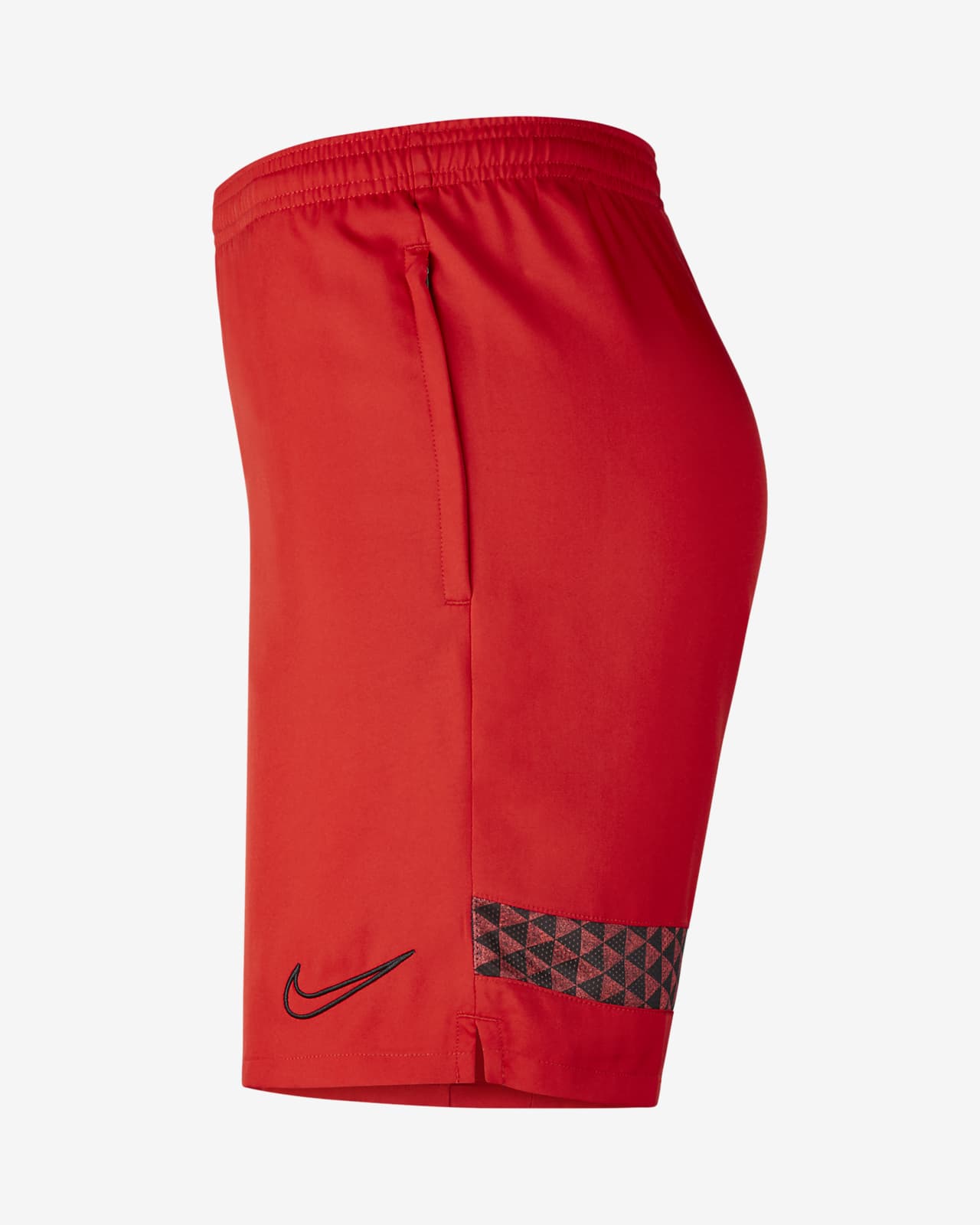 nike men's woven shorts red