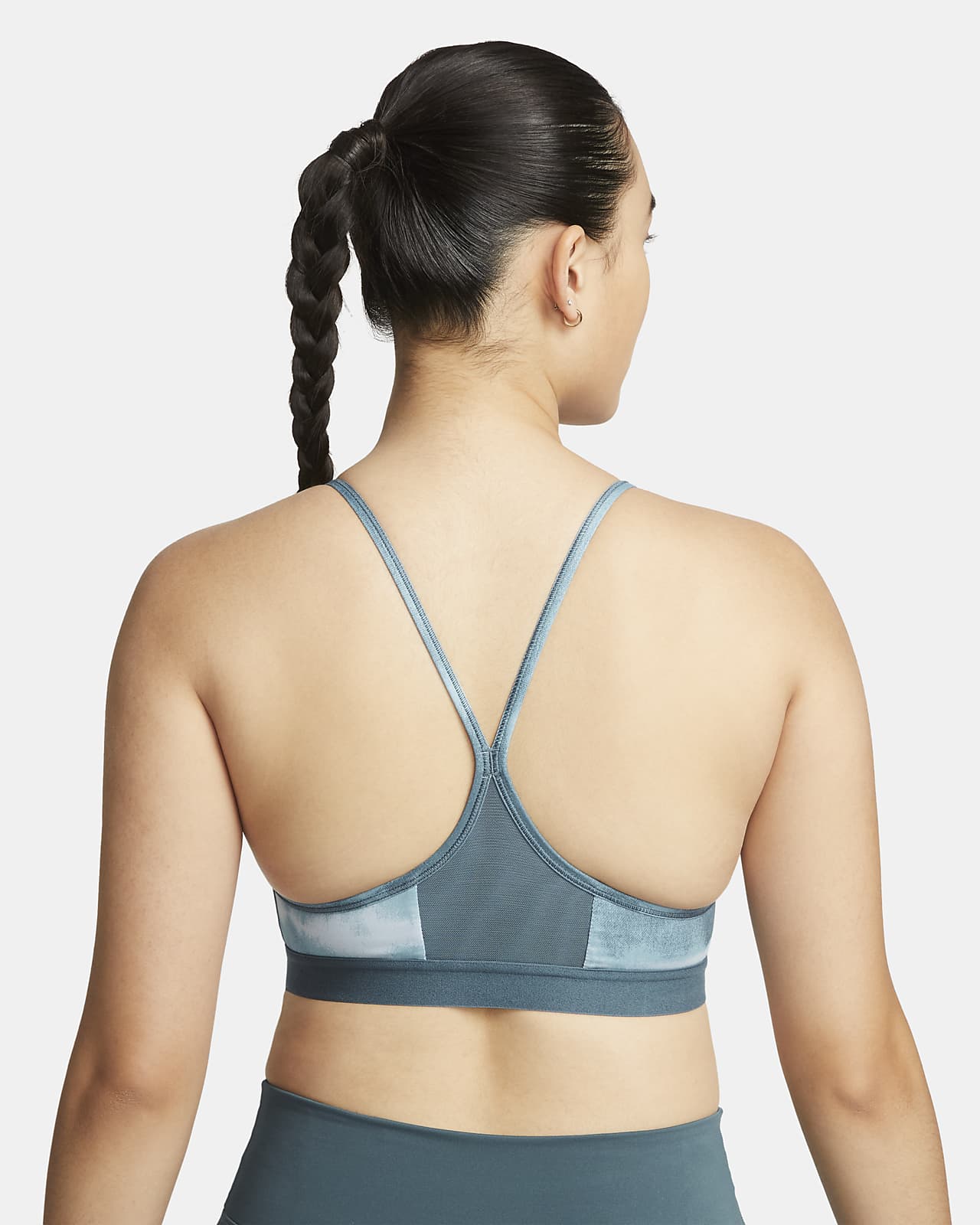 Nike Indy Women's Light-Support Padded All-Over Print Sports Bra