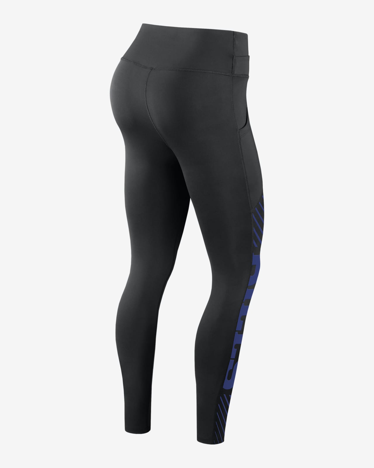 Women's Curve Nike Black Plain Trousersleggings