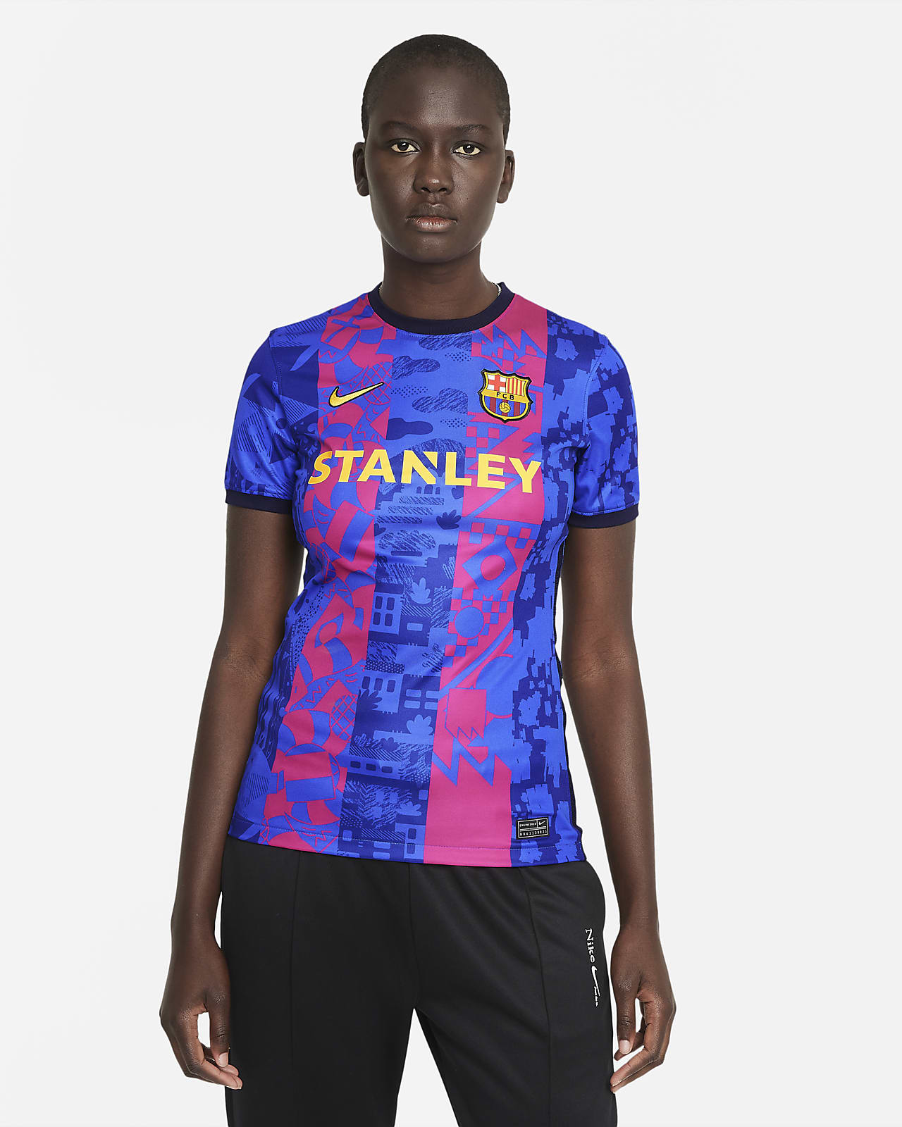 Tercera equipación Stadium FC Barcelona 2021/22 Camiseta de fútbol Nike Dri-FIT ADV - Mujer
