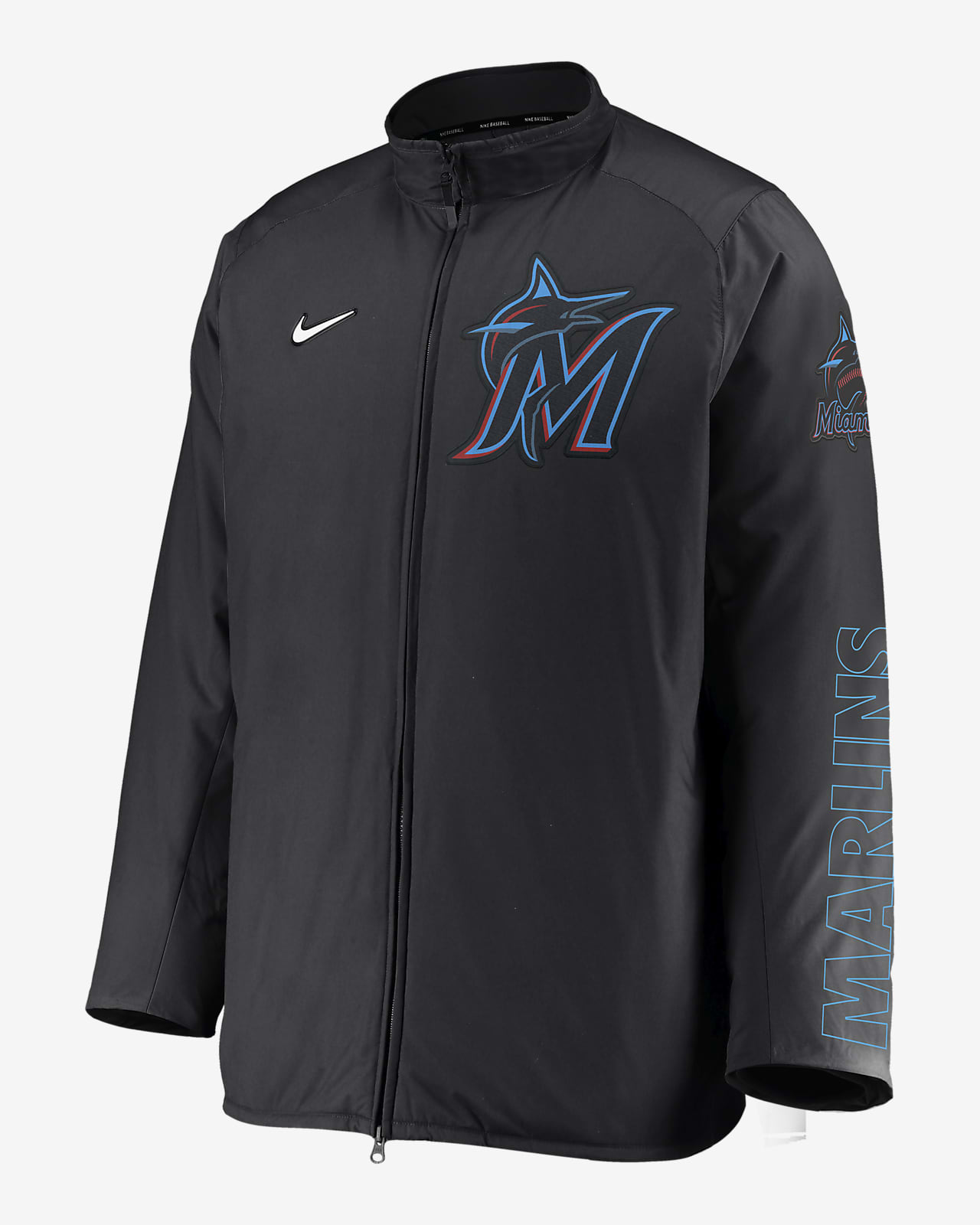 Nike Dugout (MLB Miami Marlins) Men's Full-Zip Jacket