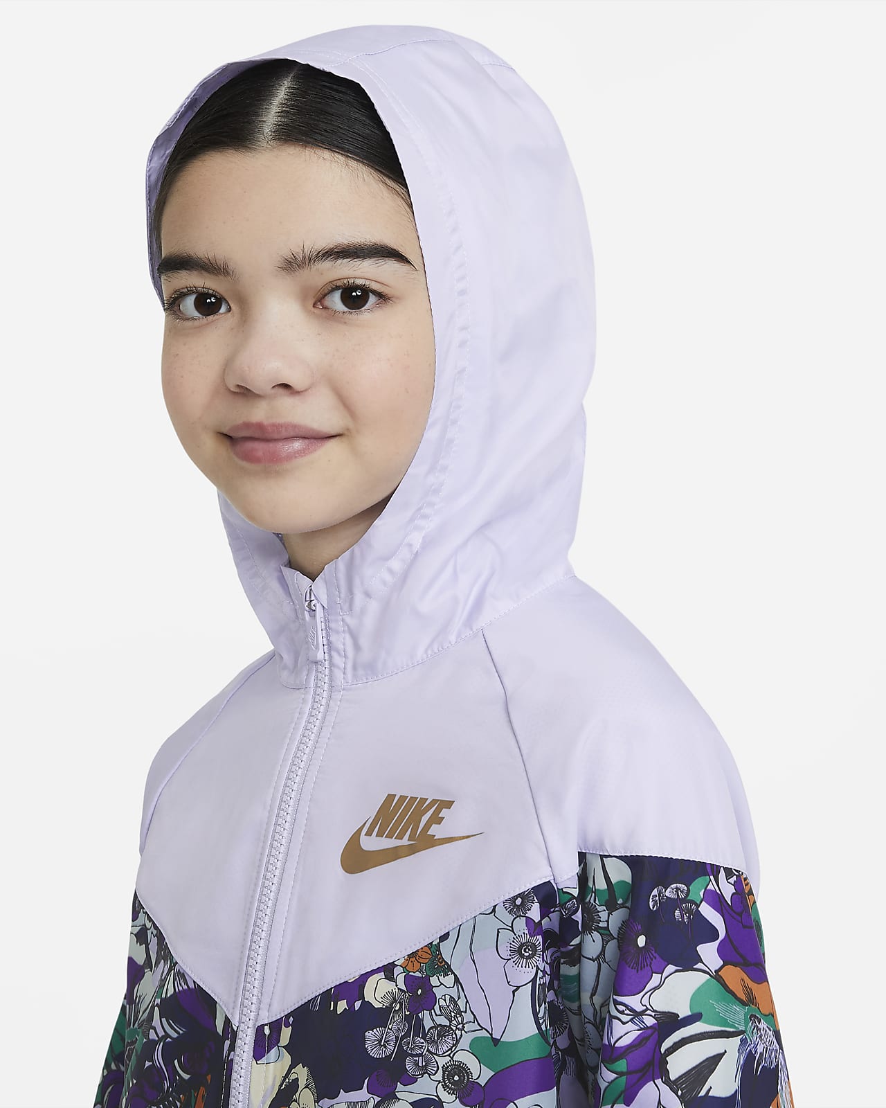 Nike Sportswear Windrunner Big Kids' (Girls') Printed Jacket. Nike.com