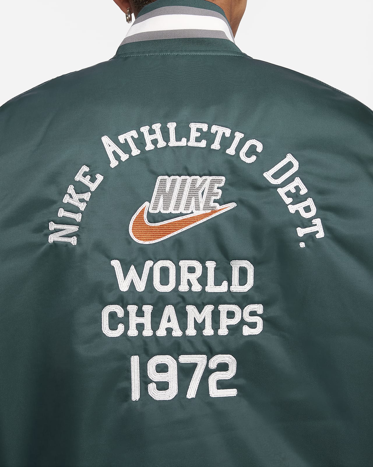 Nike Dugout Men's Loose Satin Jacket. Nike ID